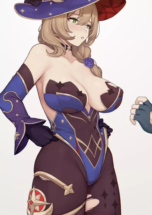 Lisa grabbed the wrong outfit (Genshin Impact)