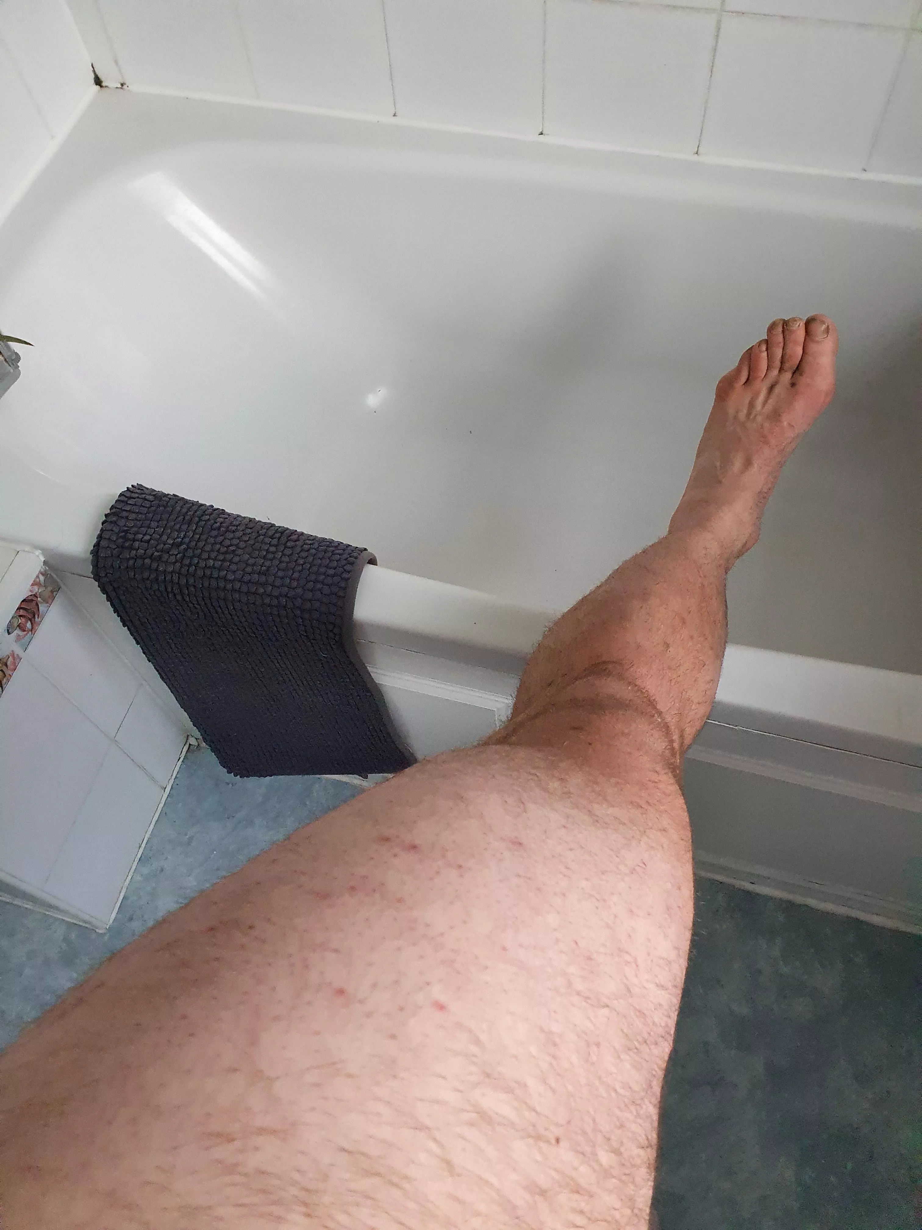 [m] working on my leg definition, what do you think?