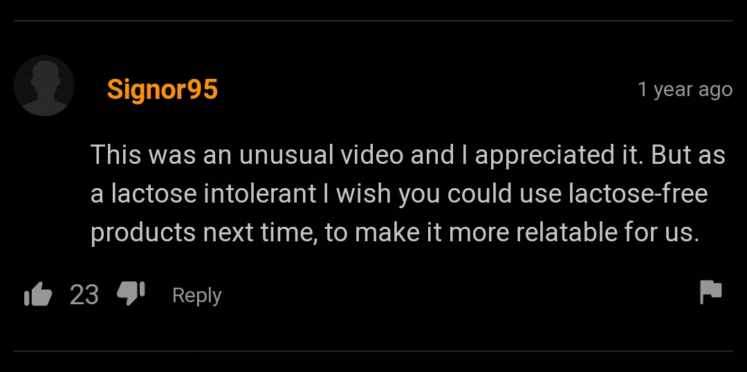 not everybody has to be represented all the time