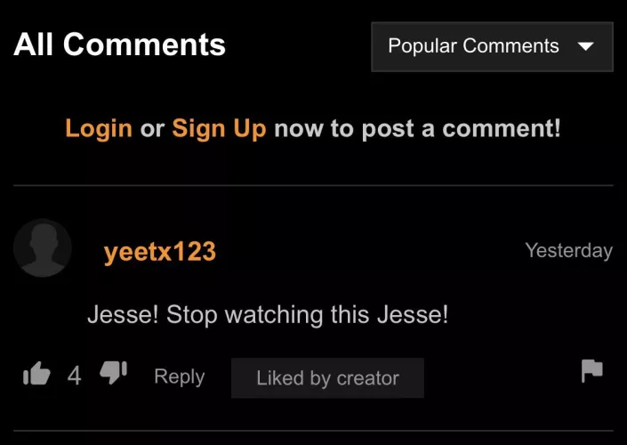 Scared the fuck out of me cause my name is Jesse