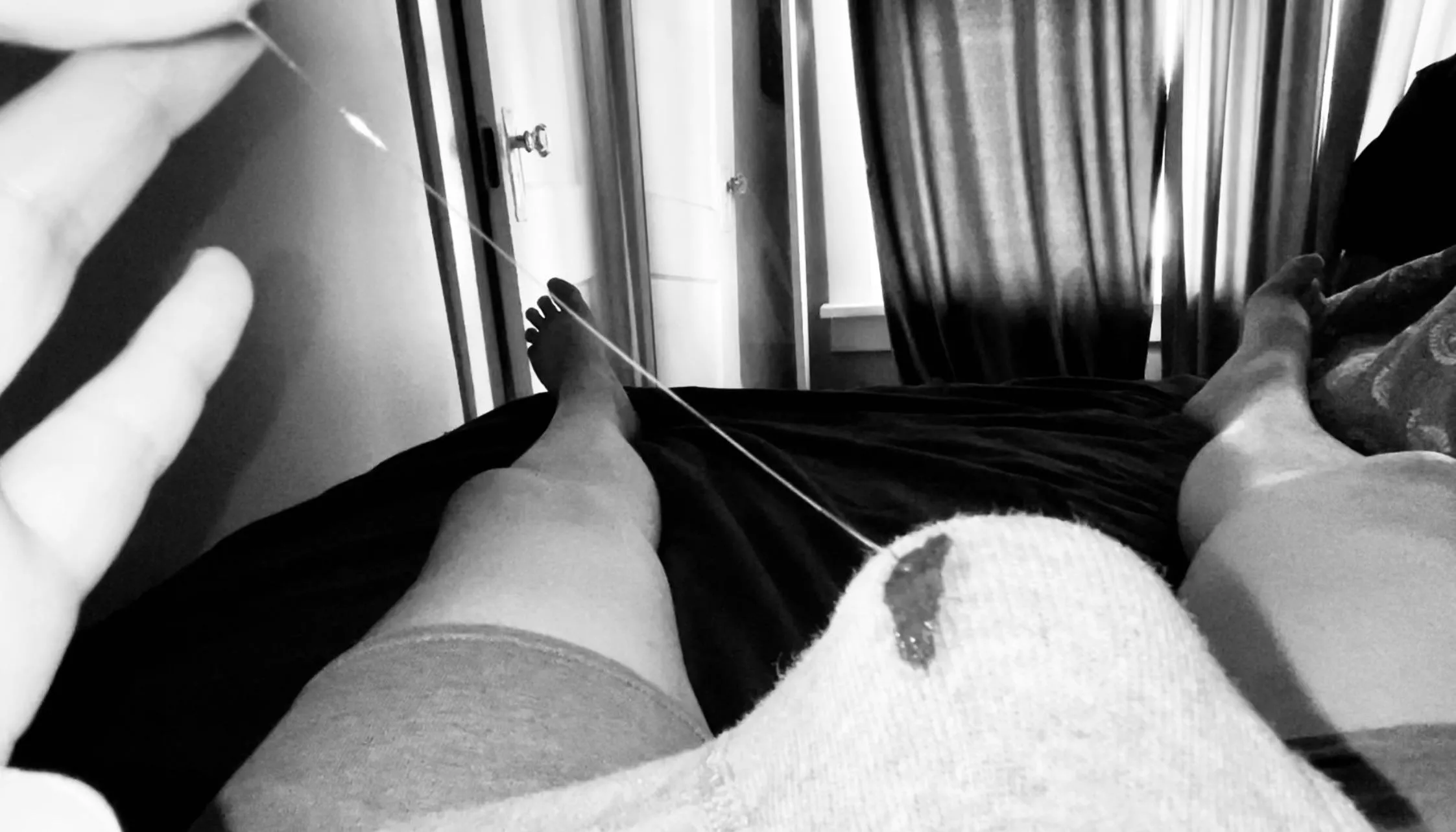 So much sticky precum… [OC]