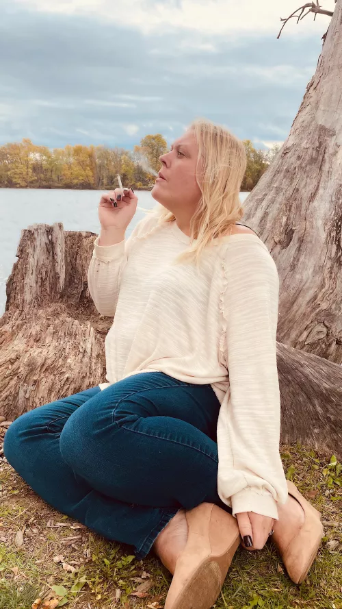 Some quiet time in the park.