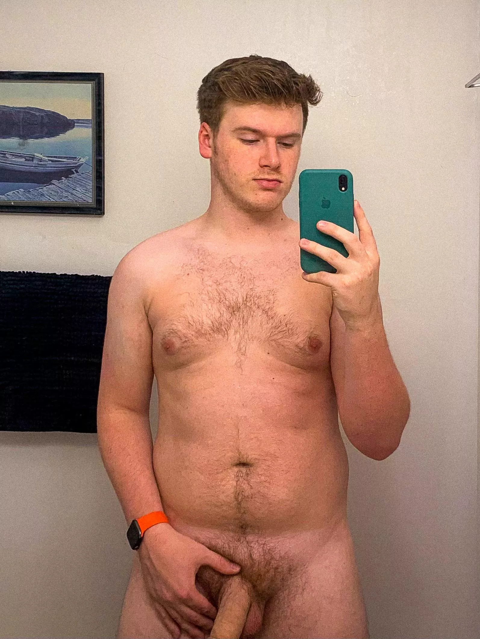 This is a little heavy, wanna come hold it for me? 😈