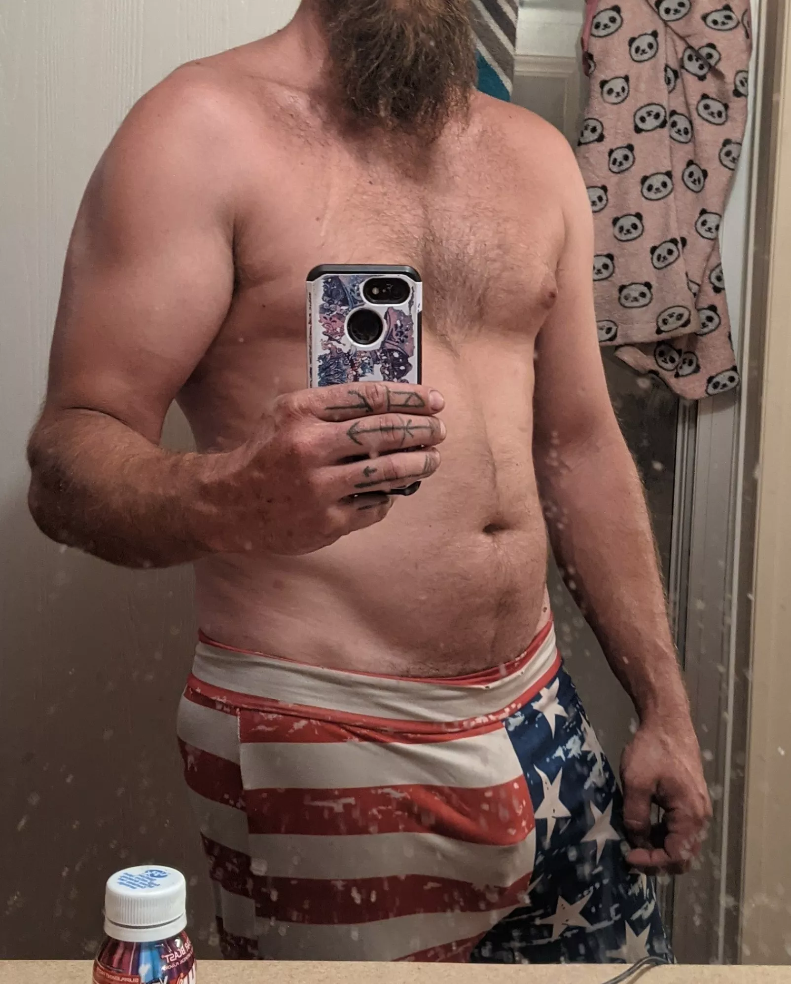 Bedtime bulge. Sweet dreams 😉