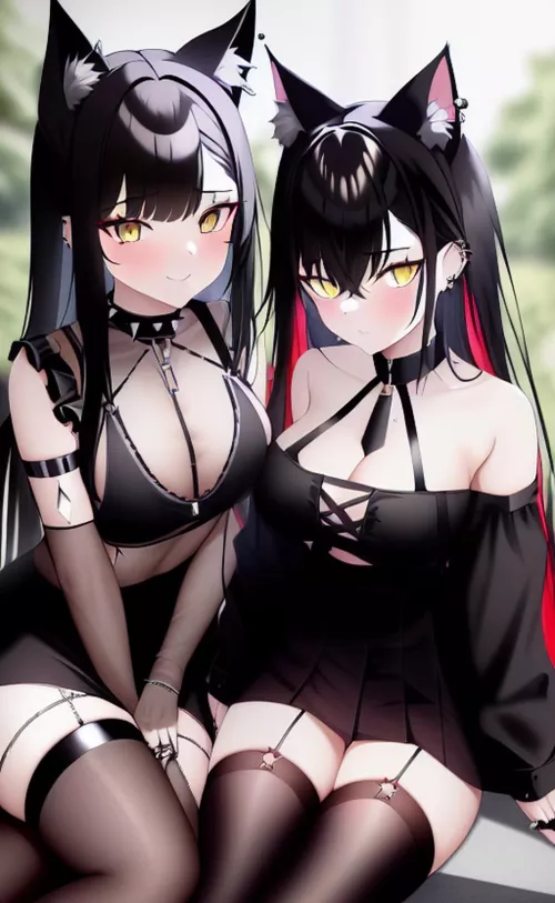 Goth Catgirls [NovelAI]