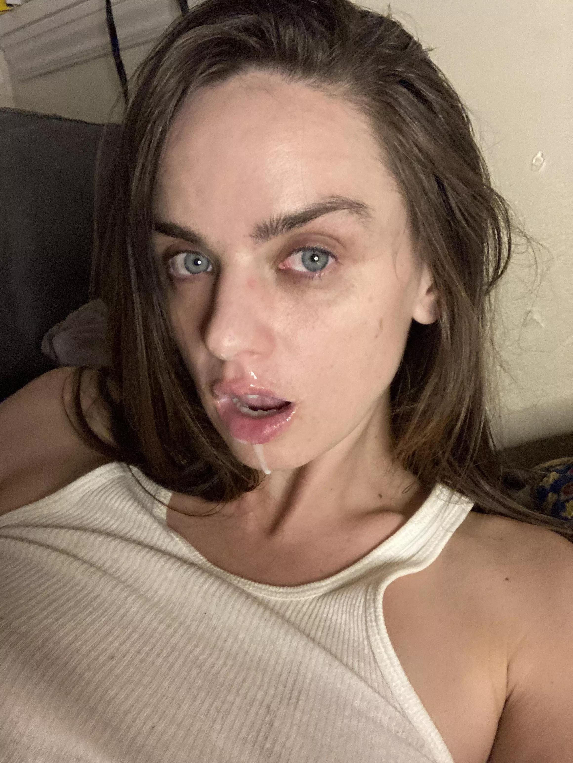 I always get teary eyed when I get my throat filled 🥹