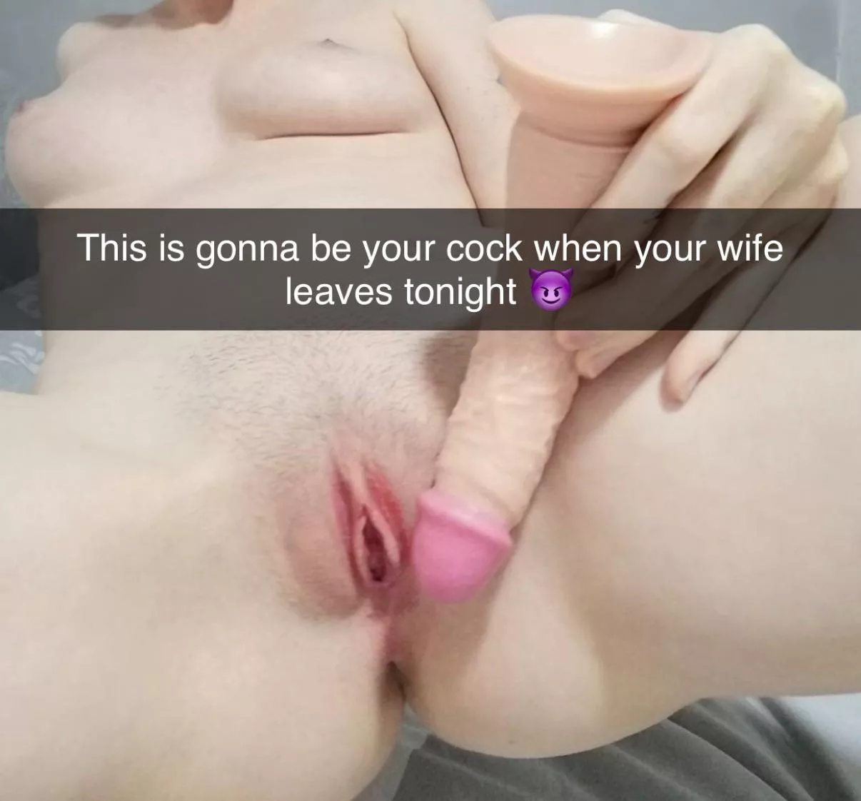 i know you like my tight pussy more 😈