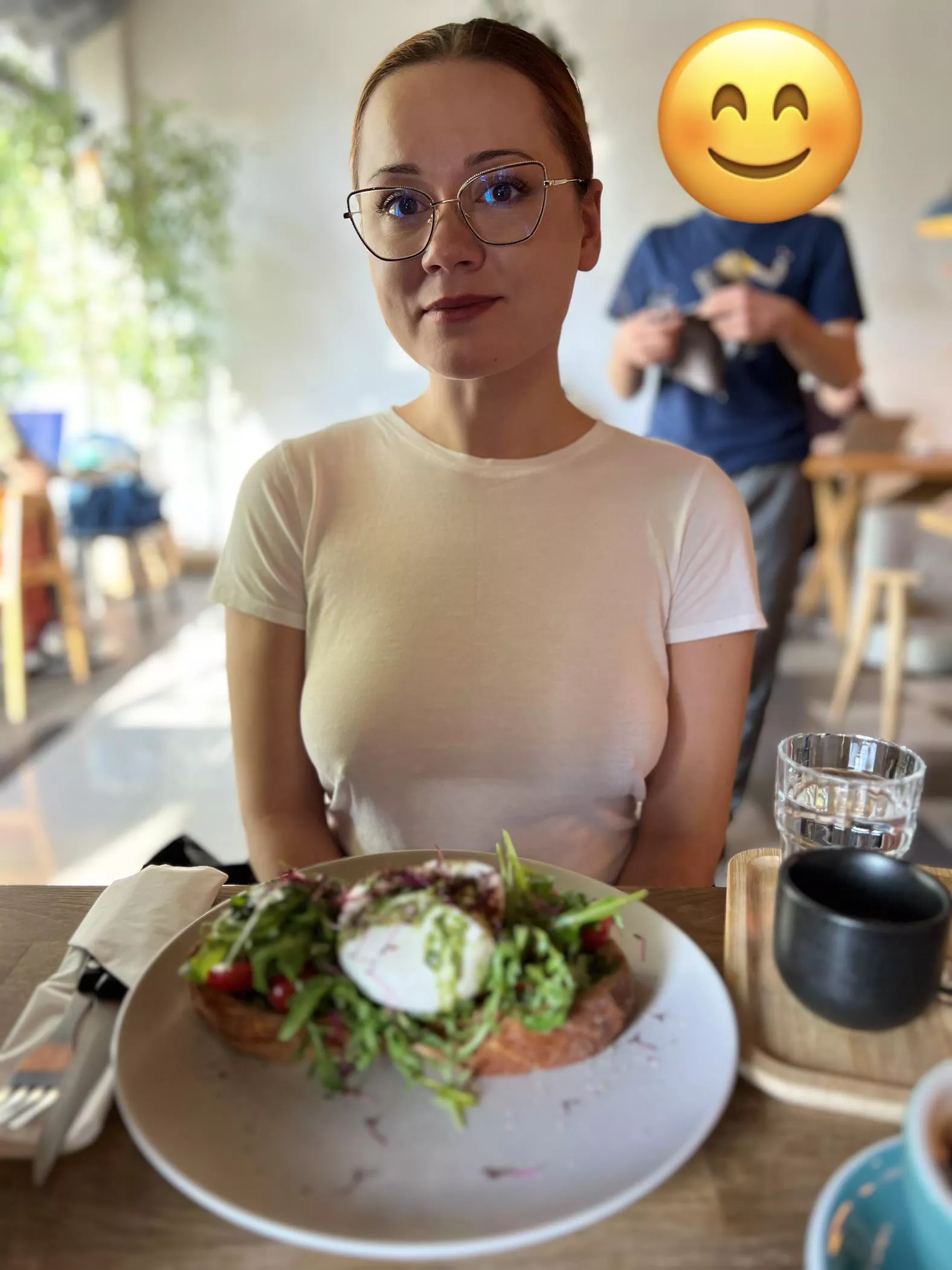 I think I got a few stares at the coffee place😂