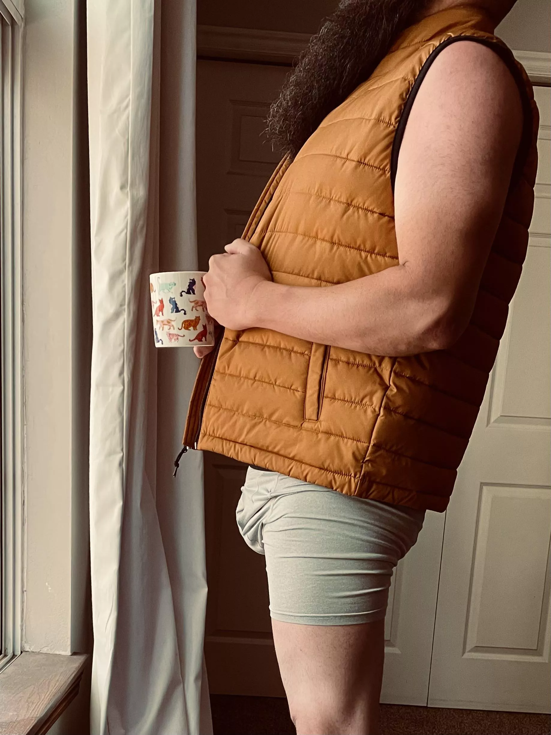 In deep thought, thinking about how my leaves are about to get raked so hard, and they have no idea. 🫦