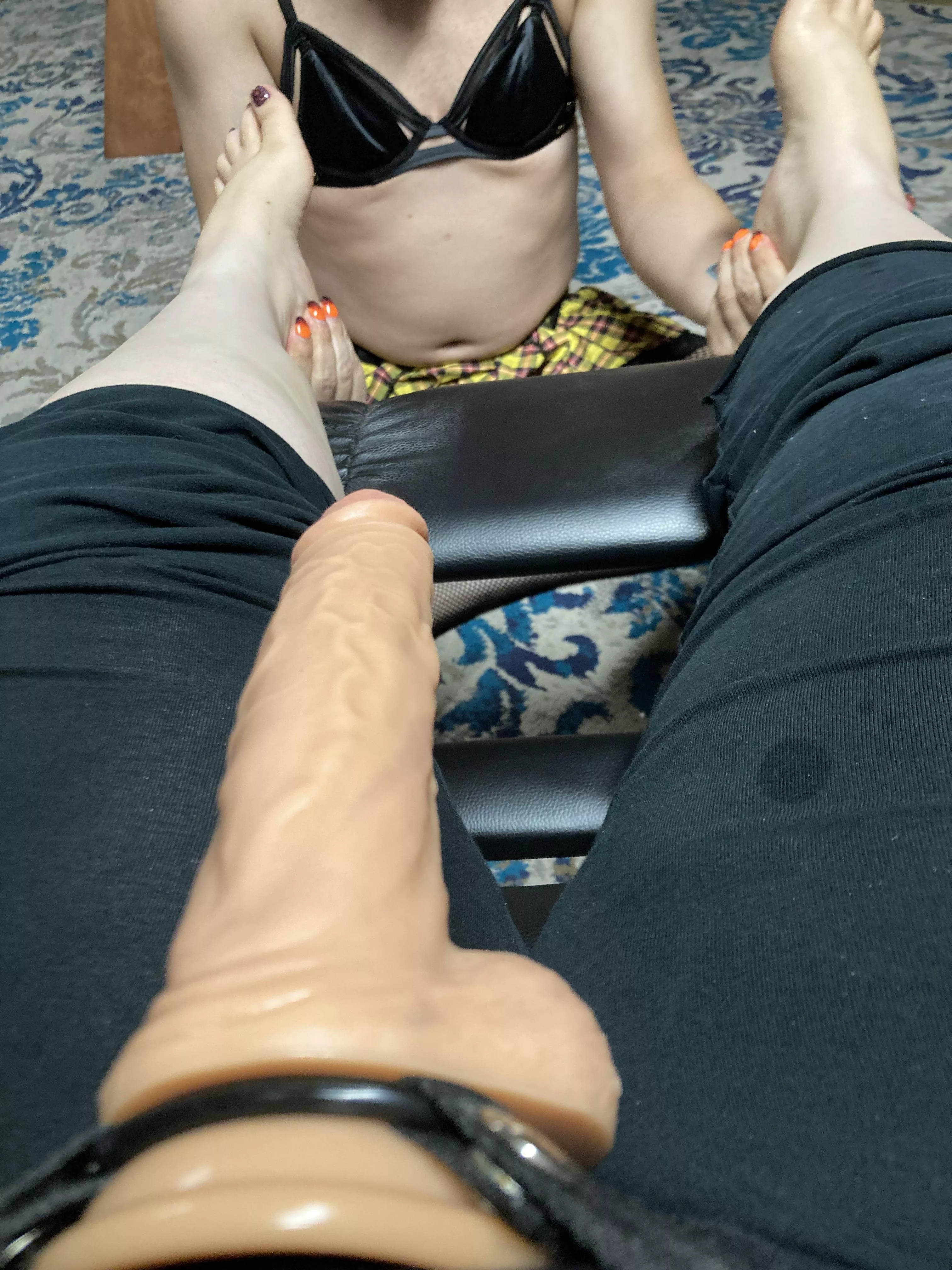 Last night princess come over to hang out.