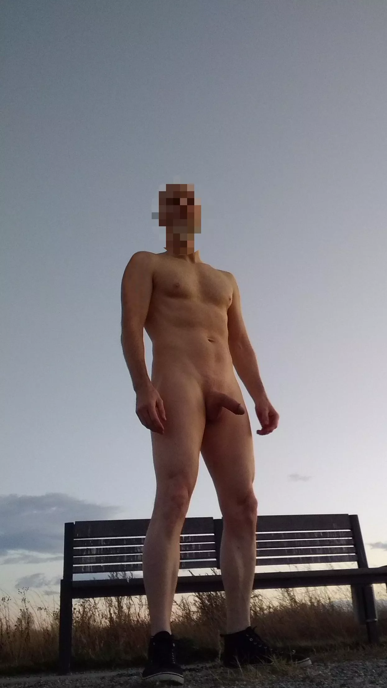 My first naked adventure! Was out biking and noticed there was no one around, so I stripped down… and it felt amazing! Definitely will be doing this a lot more! (M)