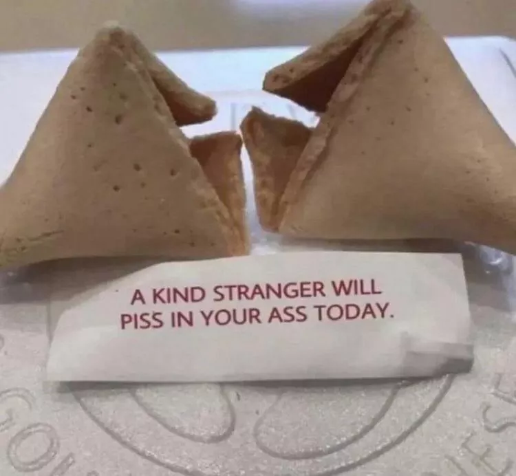 My fortune cookie wants me to have a good day 😍