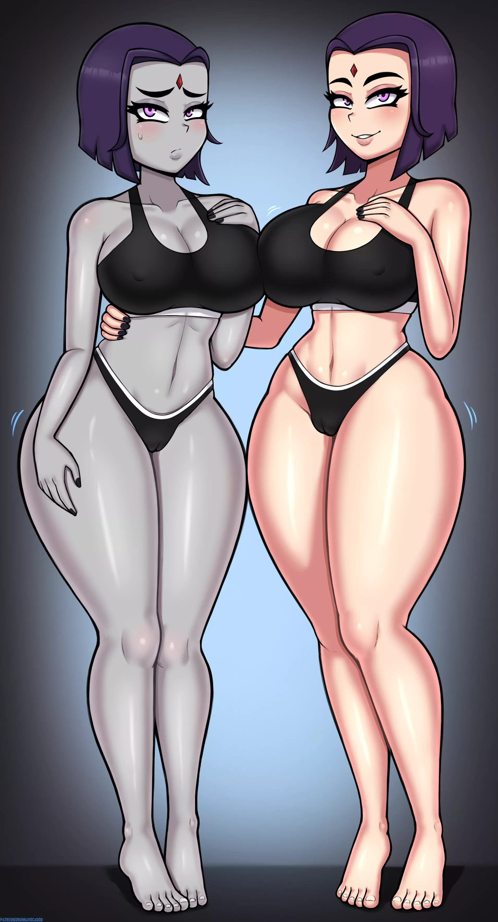 Raven And Her Mom Same Underwear ( Drunkavocado) [DC]