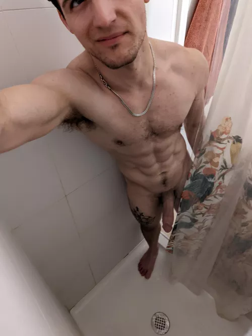 Tell me how you'd make this shower even hotter. 🥵