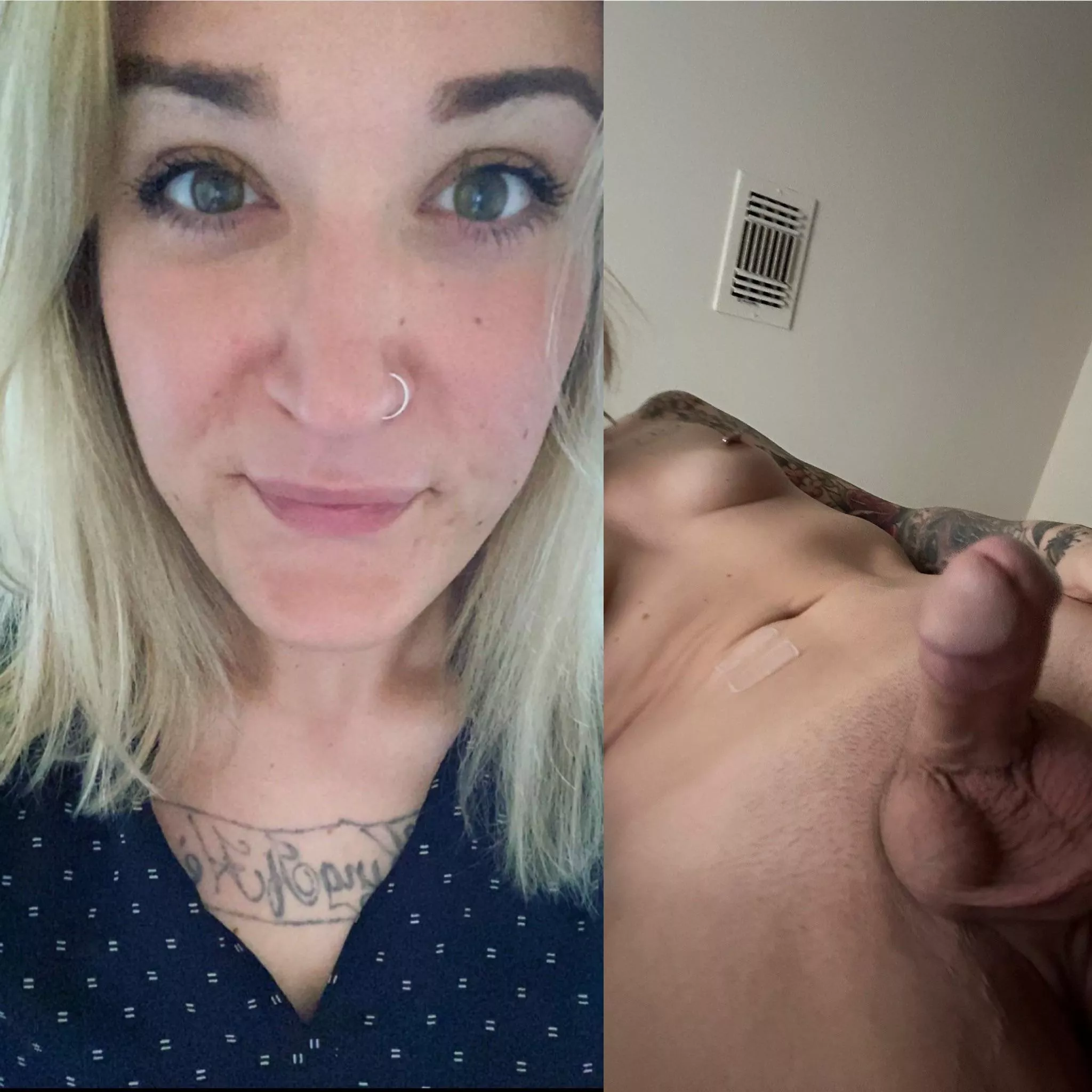 The face//the girlcock