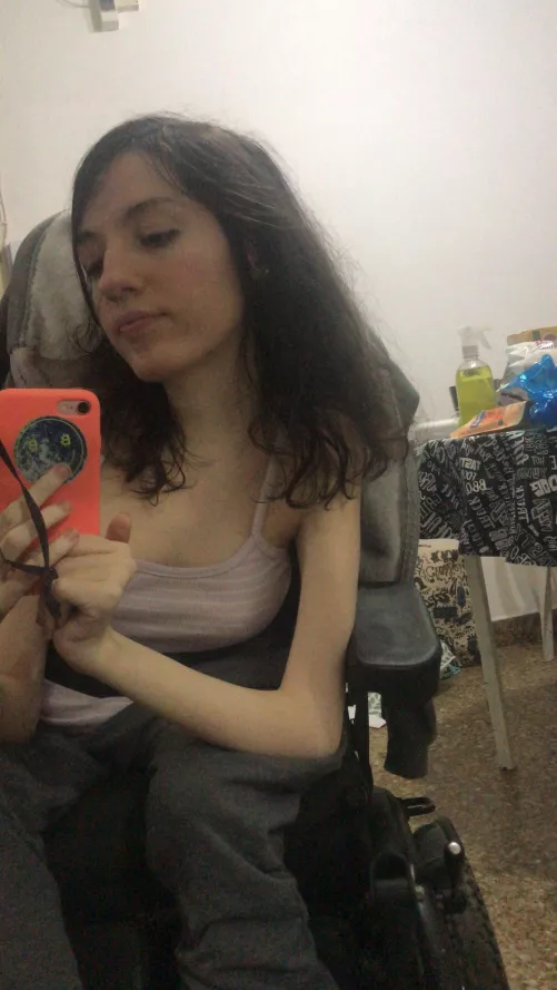 Tiny tits, don’t need a bra