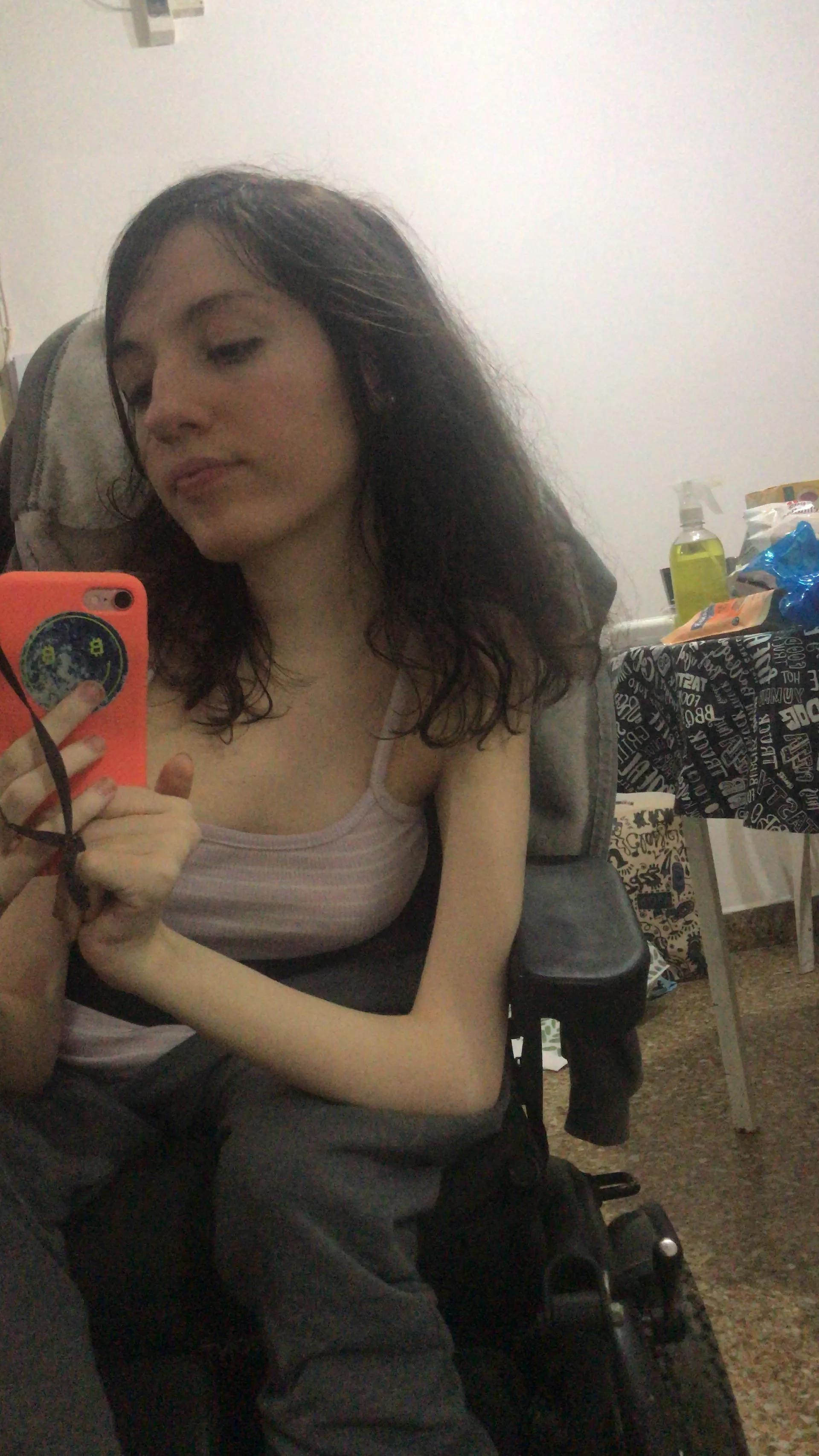 Tiny tits, don’t need a bra