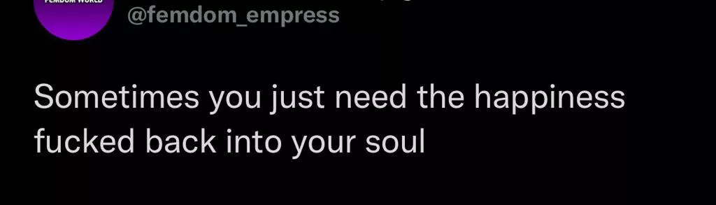 wish y'll goodluck in your constant search for happiness 😌