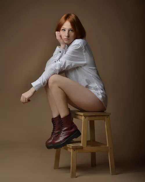 Would you cum on my small tits and tummy?