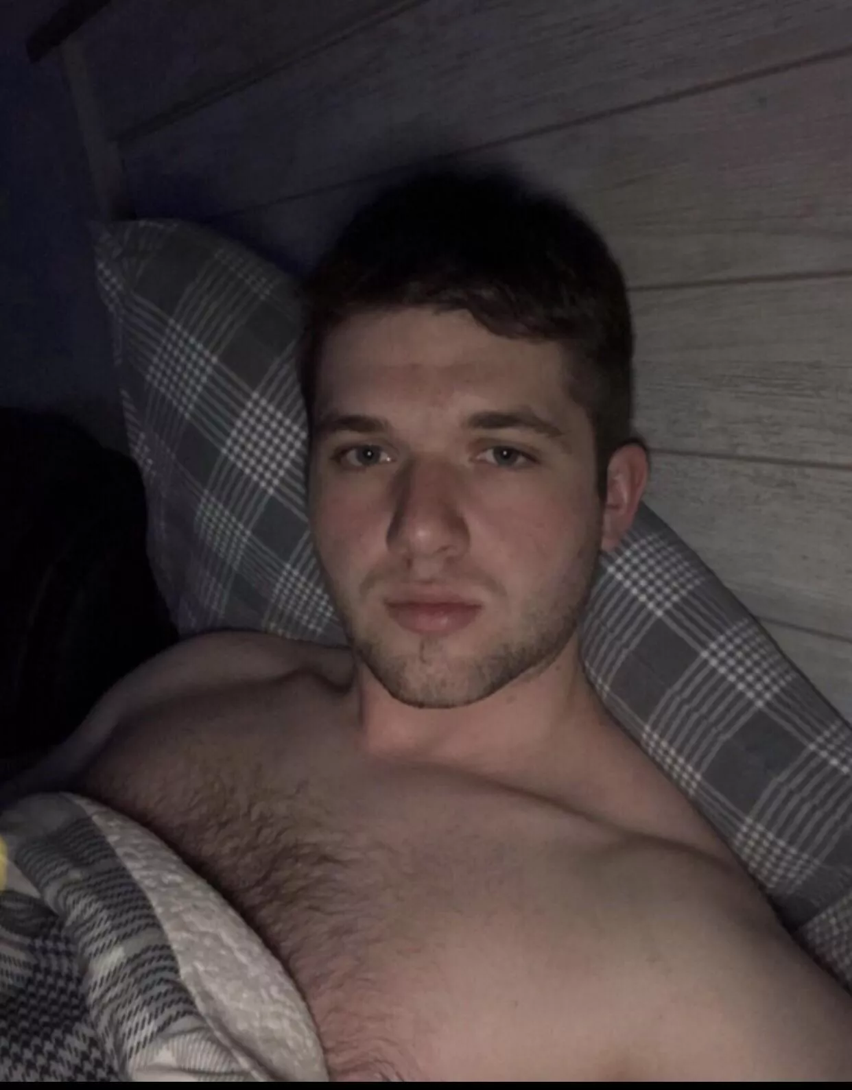 22 years old here. Just a little sneak peek of my chest hair 😅