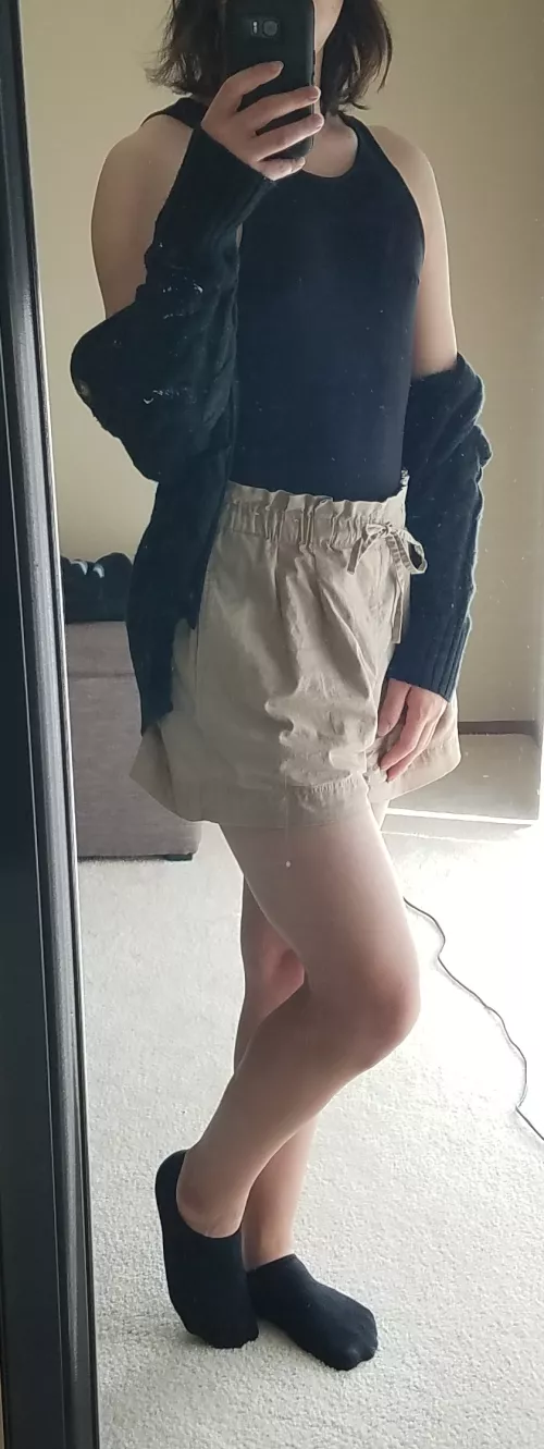 A more casual outfit