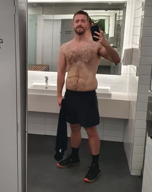 At a place (physically & mentally) where I'm starting to feel comfortable taking my shirt off in public