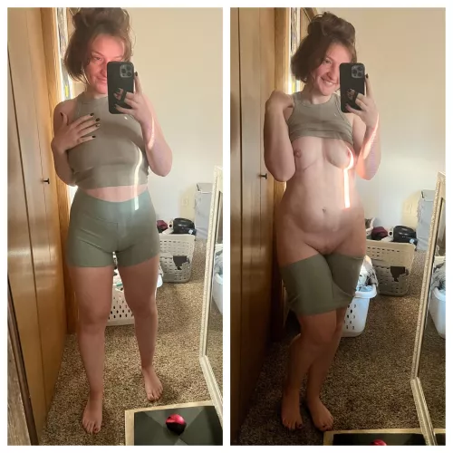 But first let me take a selfie