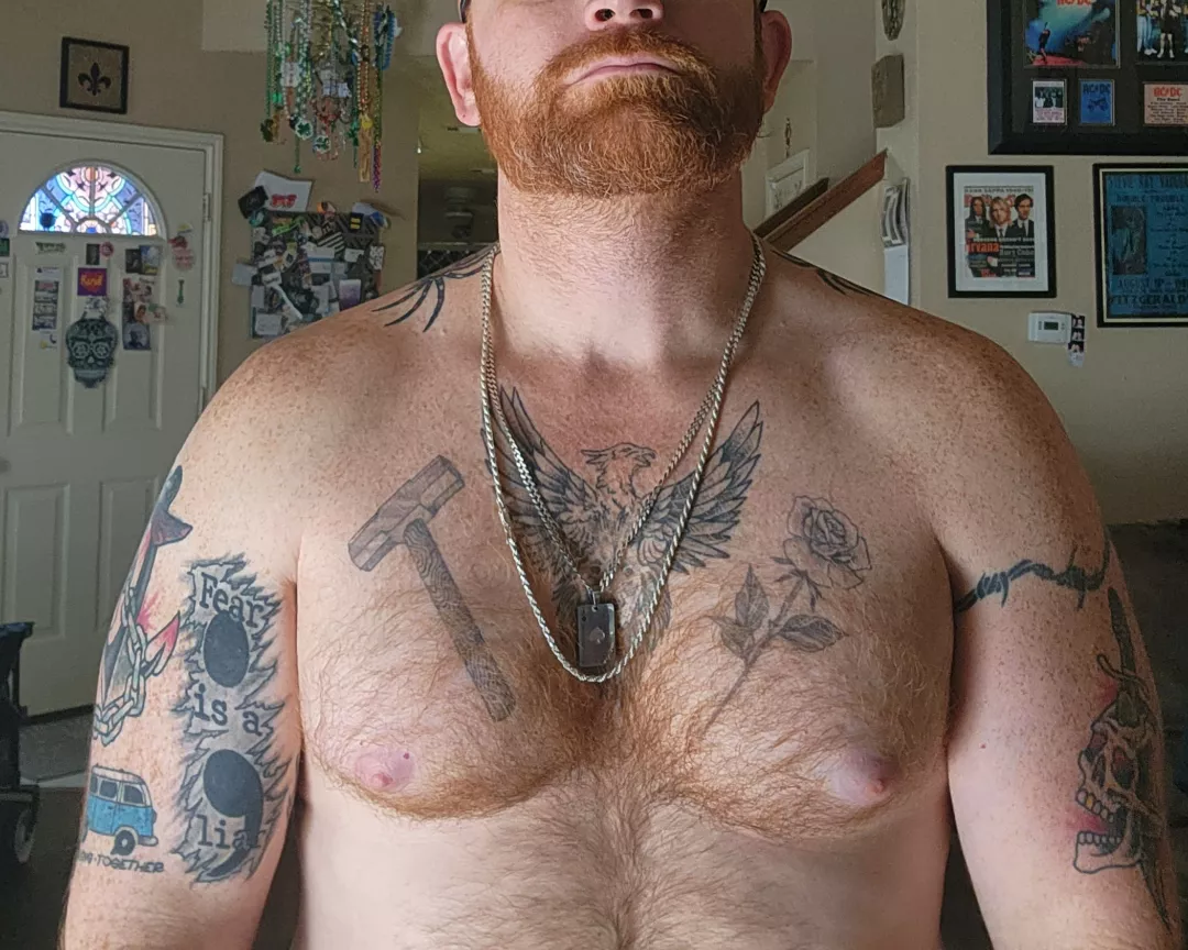 Gotta little salt mixed in with my ginger beard.