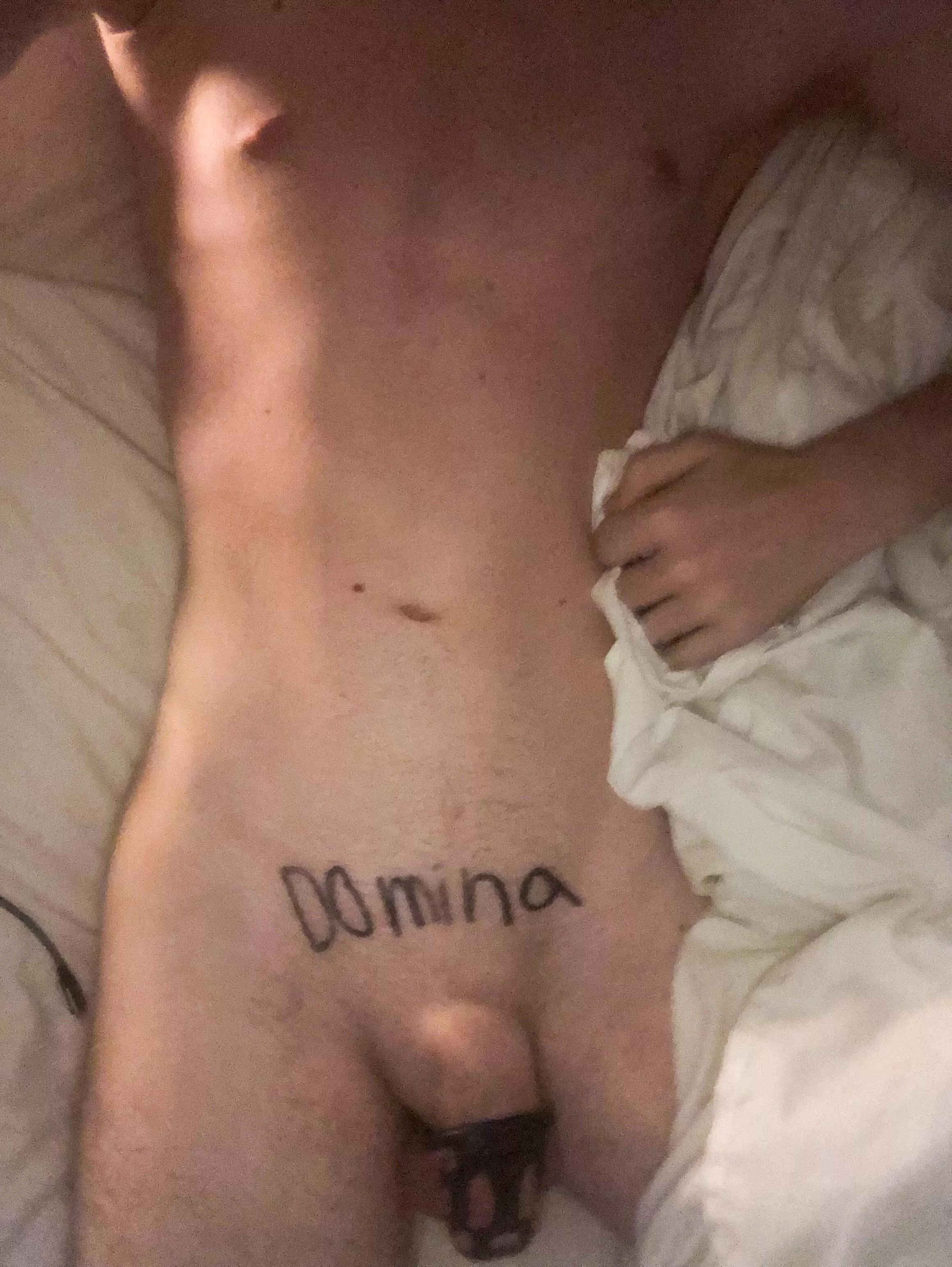 I just woke up and it’s trying so hard to get…. Well, hard