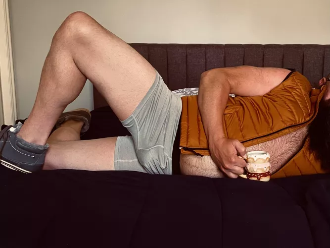 If you need me, my choccy milk and I will be waiting in the bedroom.