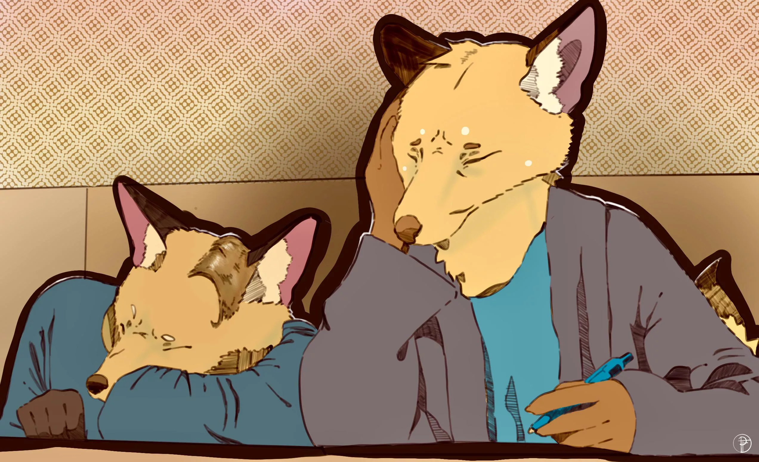 Is anyone else really exhausted lately? (art by me)