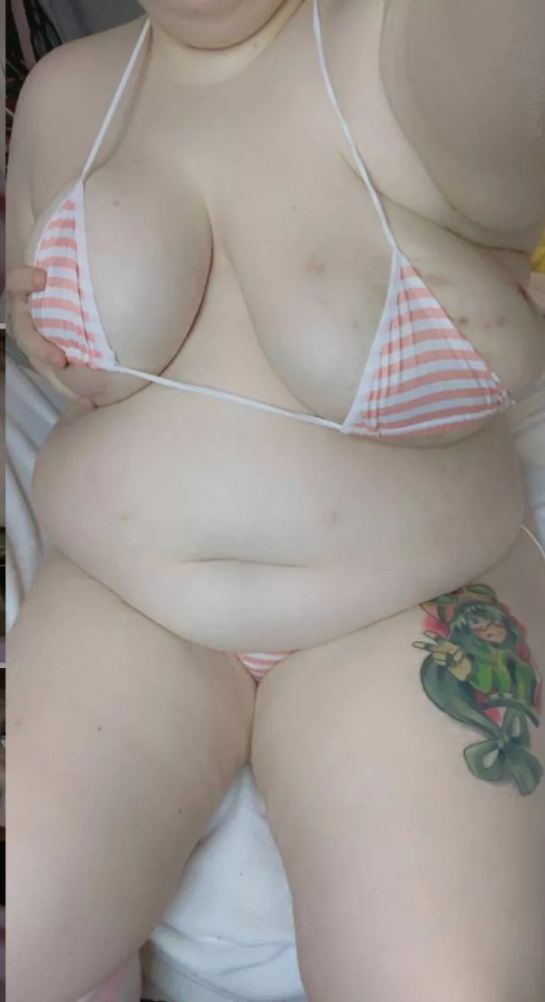 Its barely covering anything but i would still wear it to go swimming