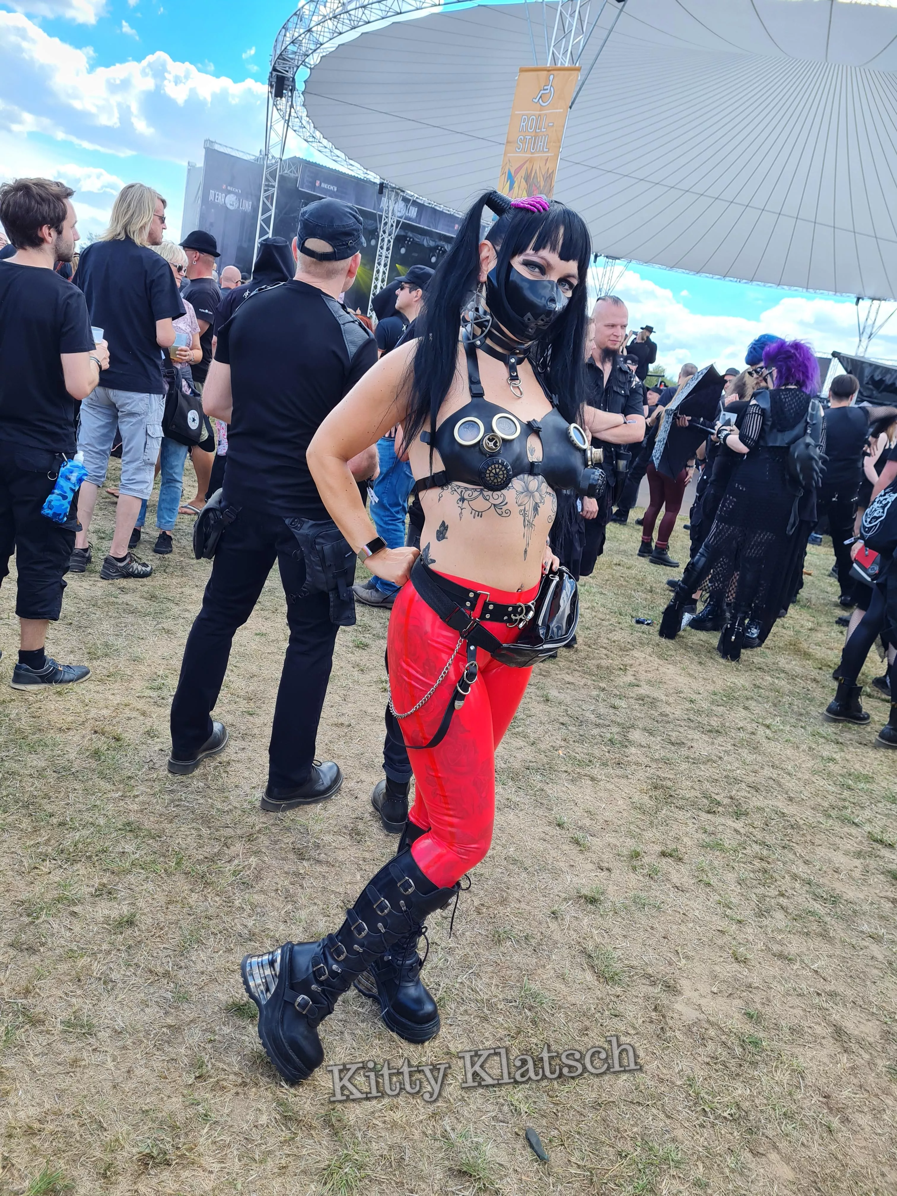 Latex is my passion. This is me at a Festival.