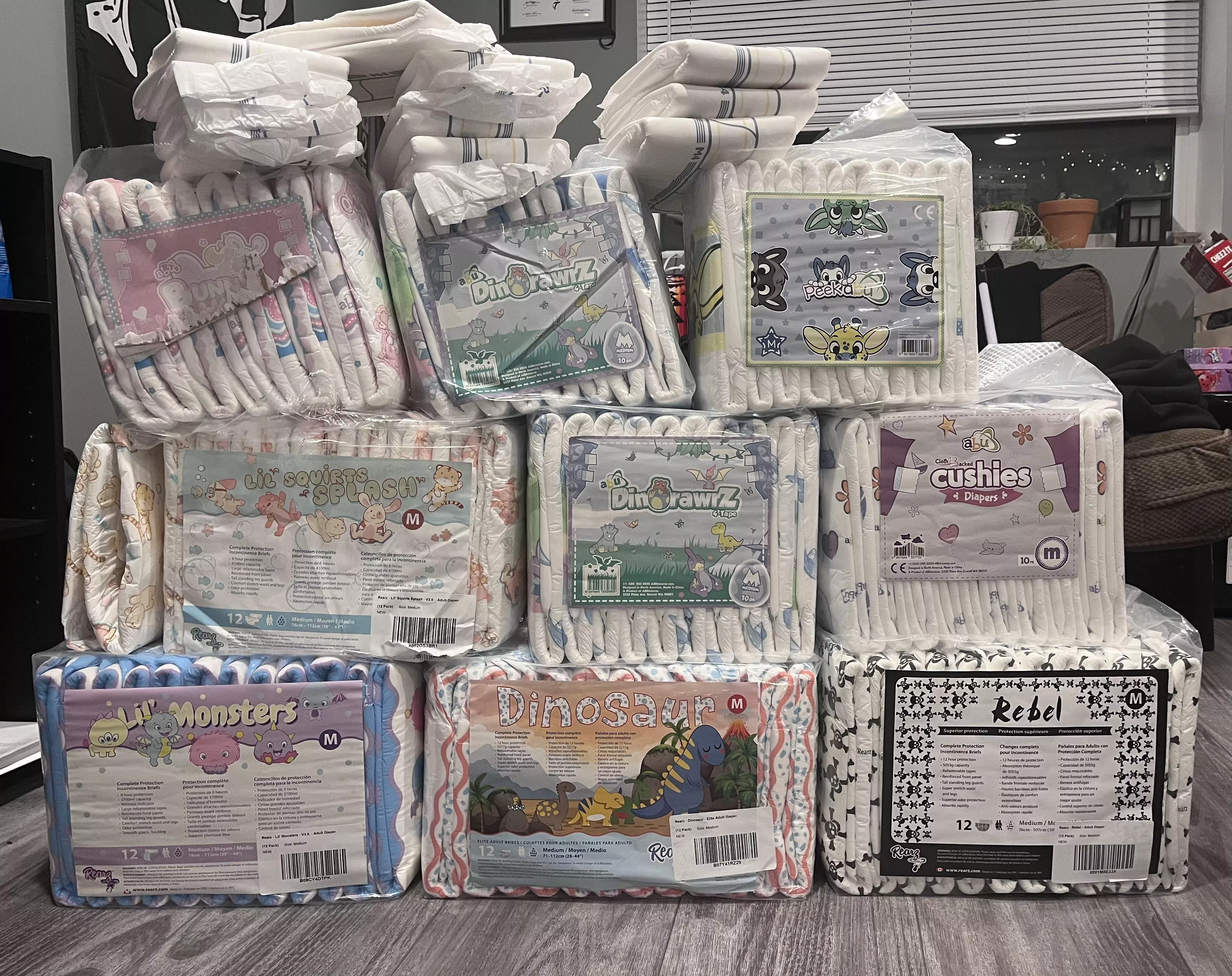 My diaper collection