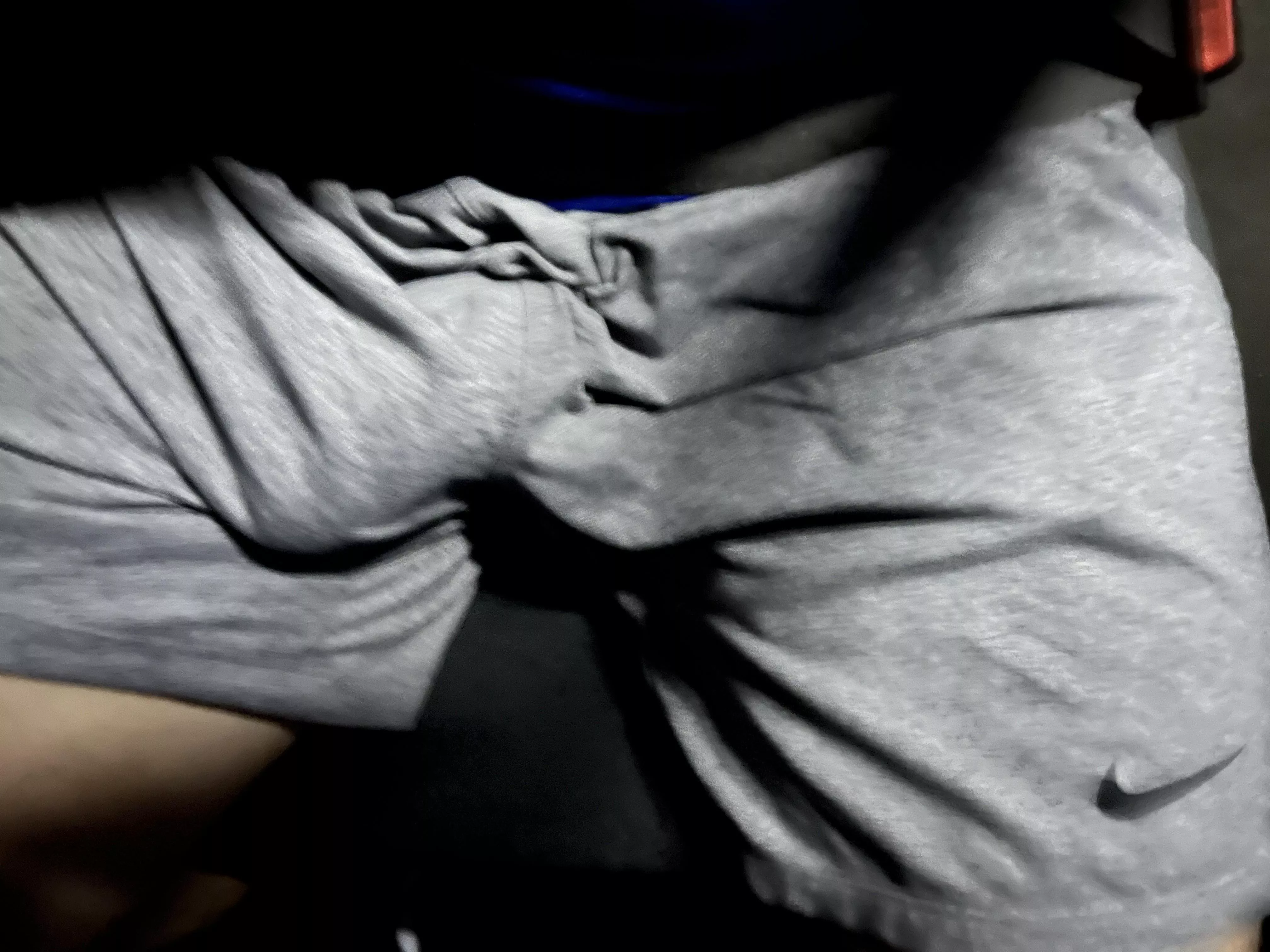 The results of browsing Reddit…on the bus…while freeballing in grey shorts