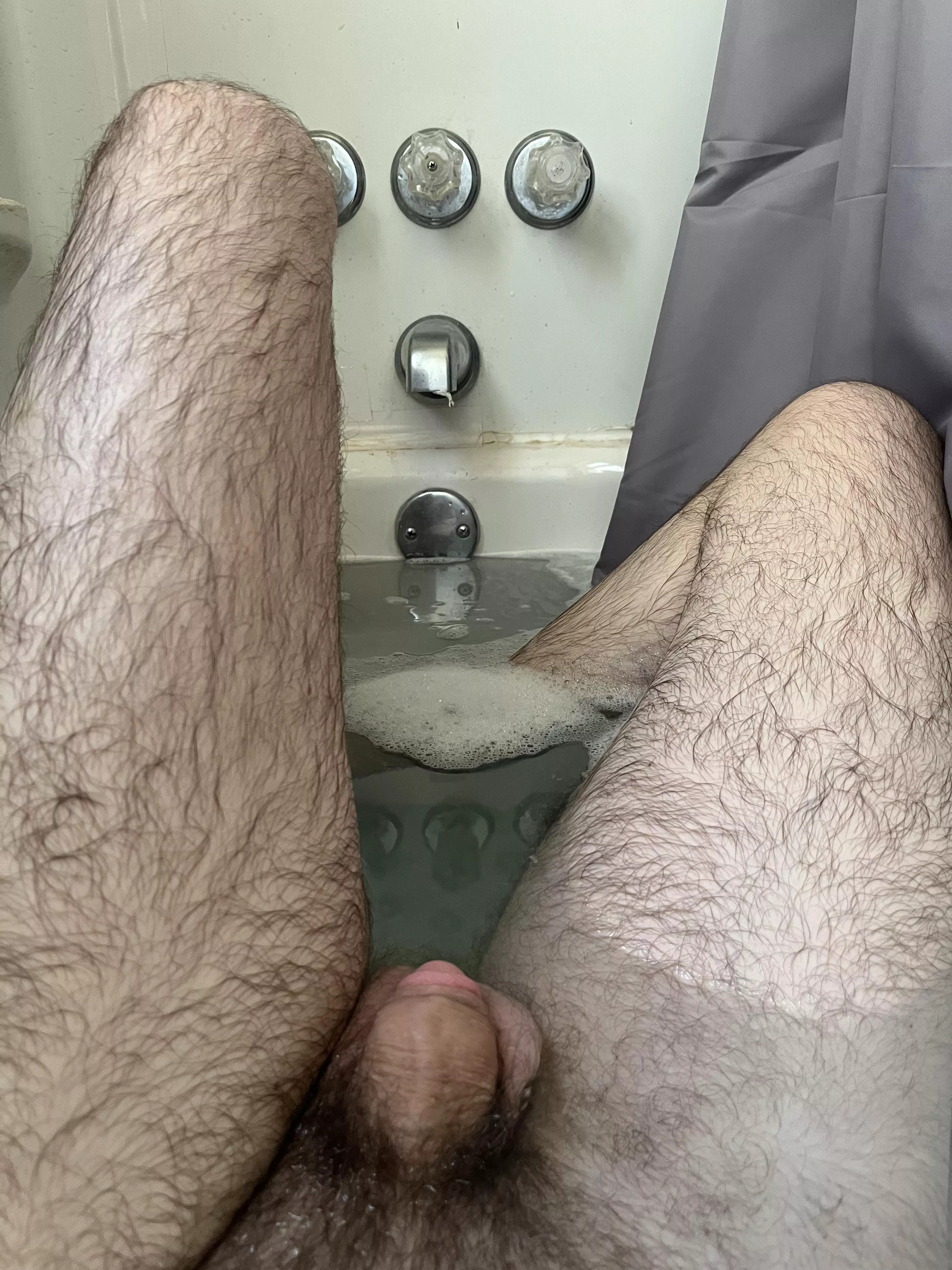 Too tall for the bath but man I needed it today