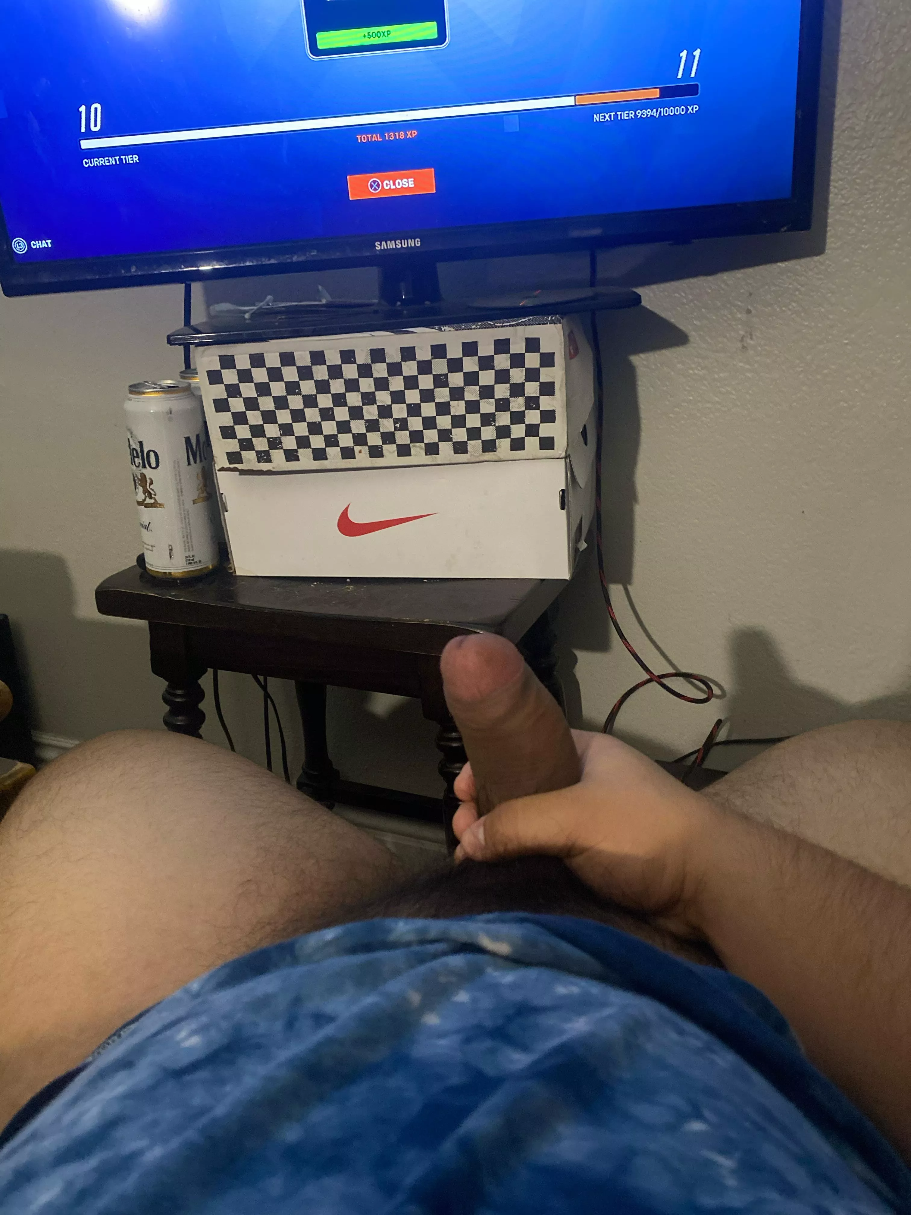 Was gaming but got so horny