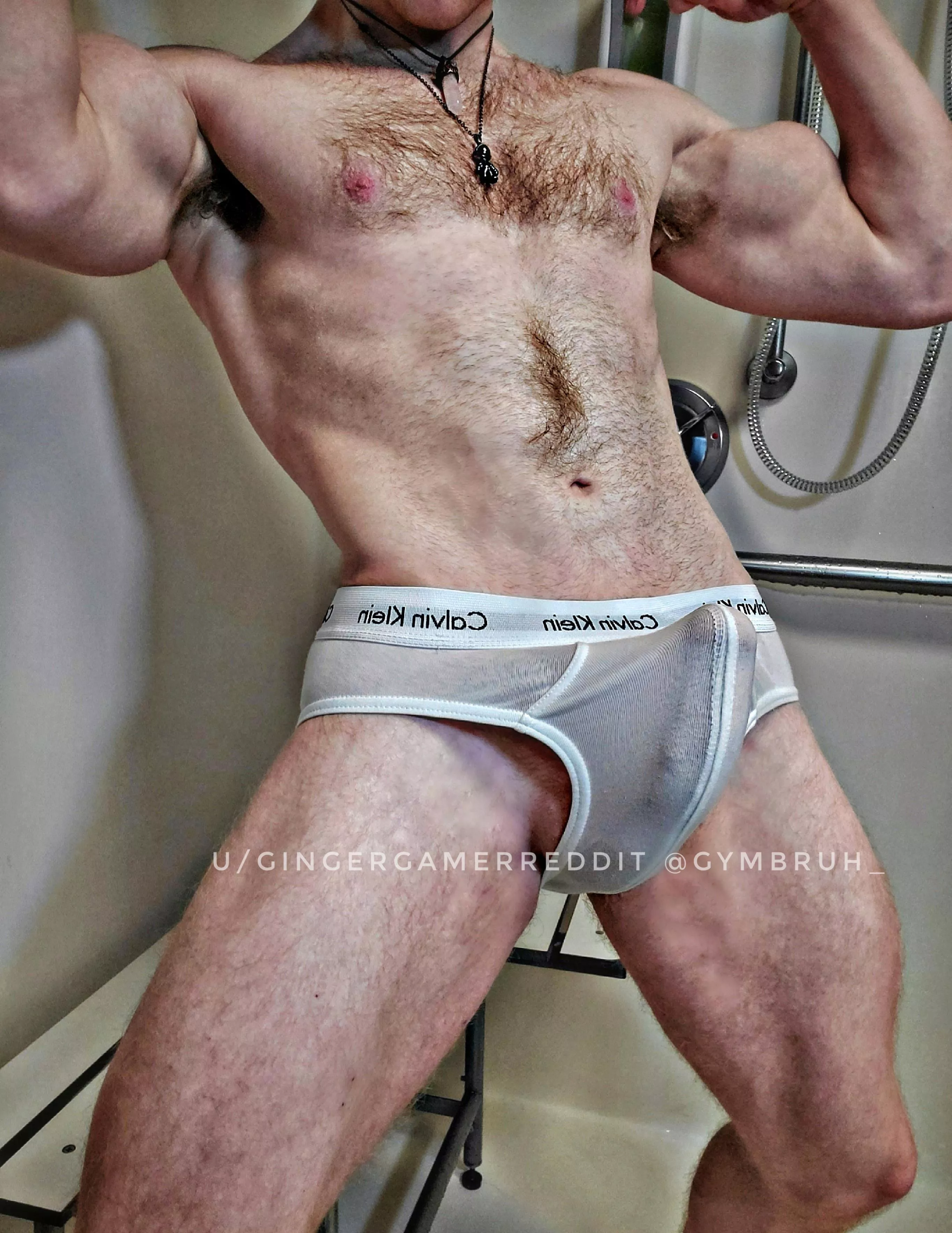 What are you gonna do if you see this bulge in the locker room? [22]