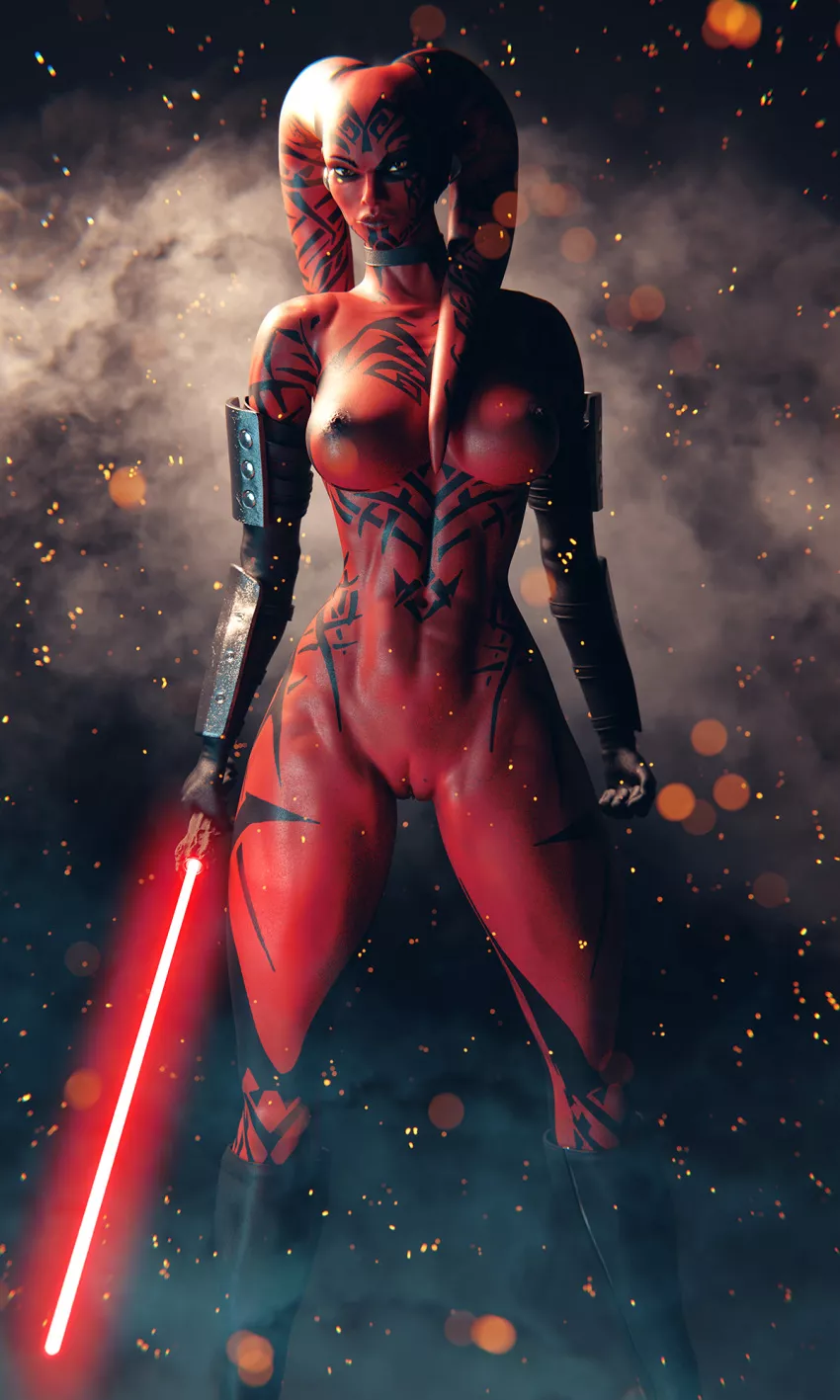 Darth Talon's strong mommy body deserves to be worshipped - a real goddess (El recondite)