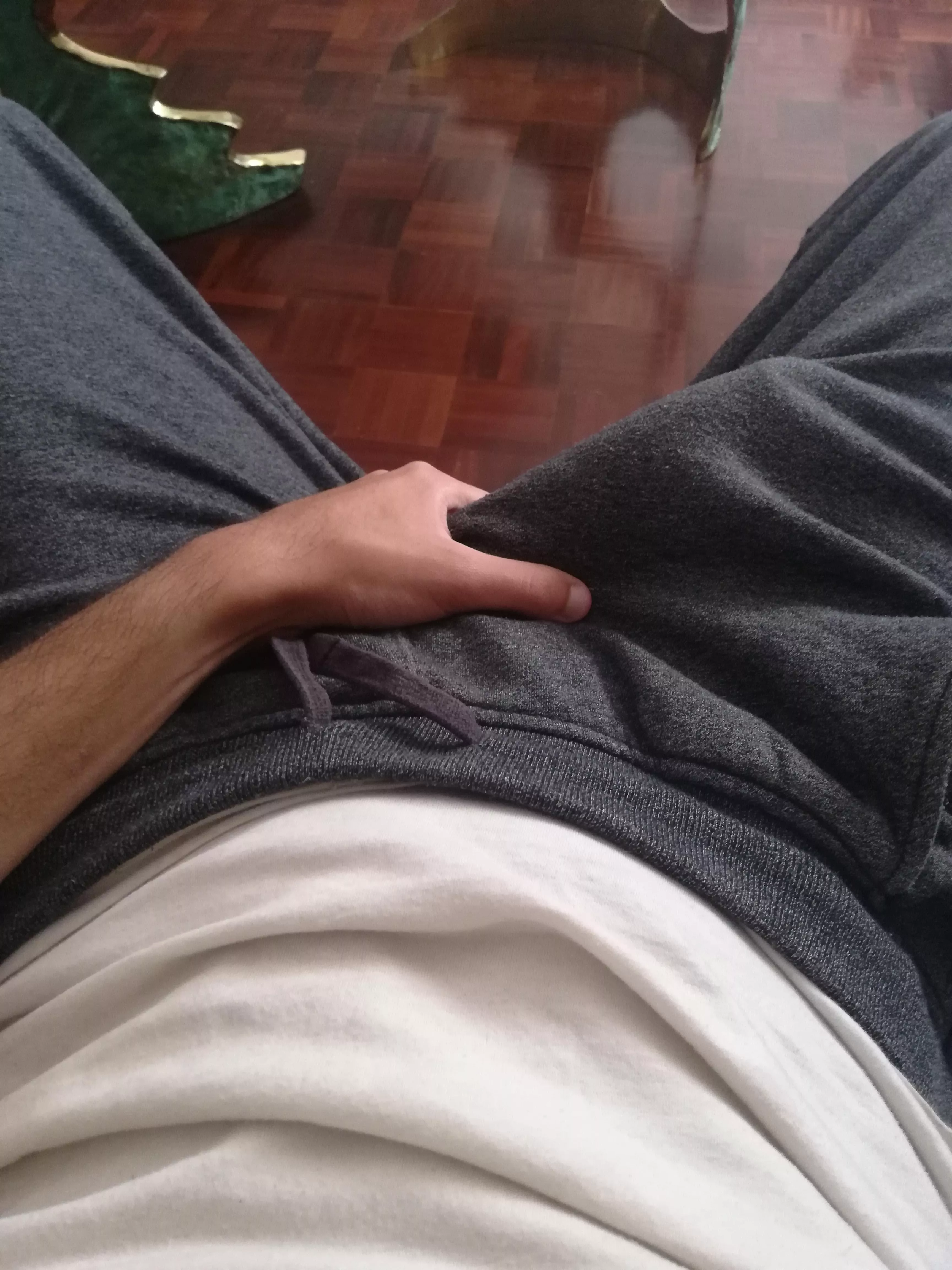 gray swetpants are the best