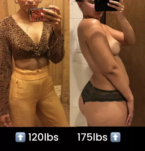 I just love how fat I’ve been getting recently… 😈🥵