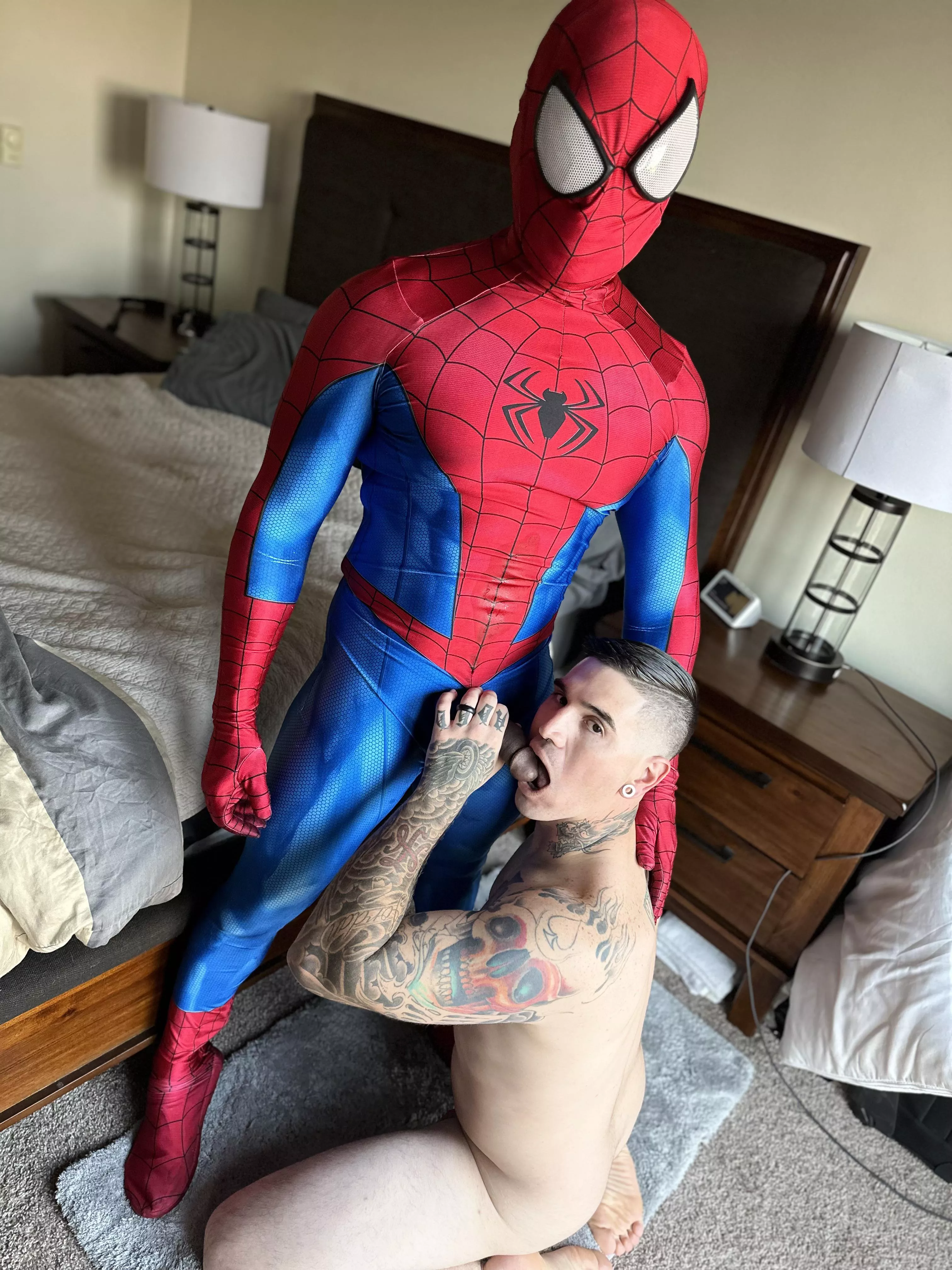 I love showing Spider-Man how much I support him 😉