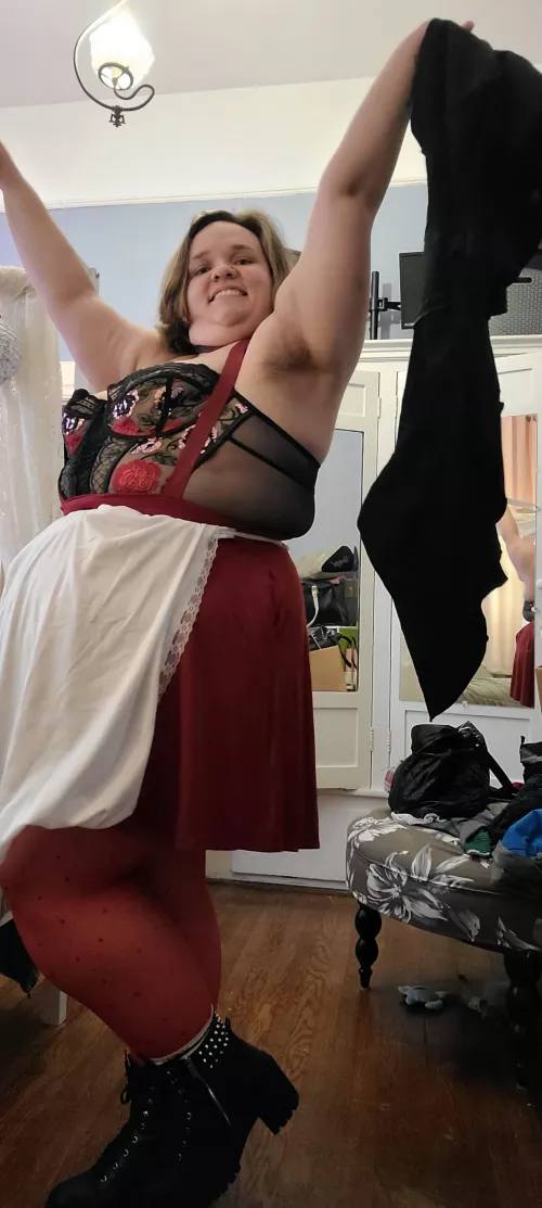 I'd say I had as much fun taking this costume off as I did wearing it!