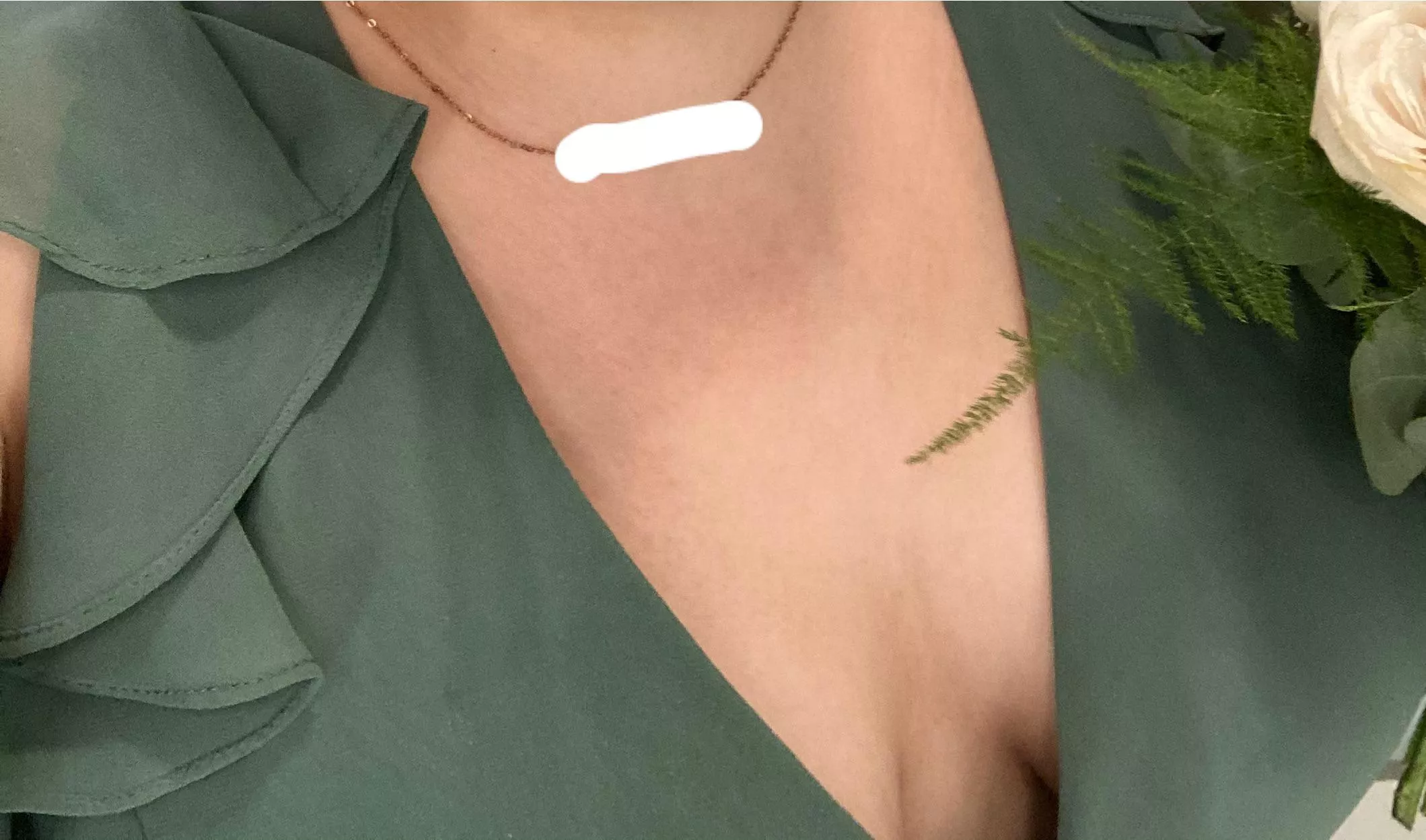 Is this too much cleavage for a bridesmaid?🙈