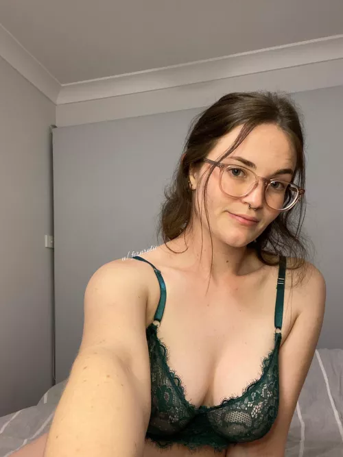 Laced in green, and ready for a cumshot