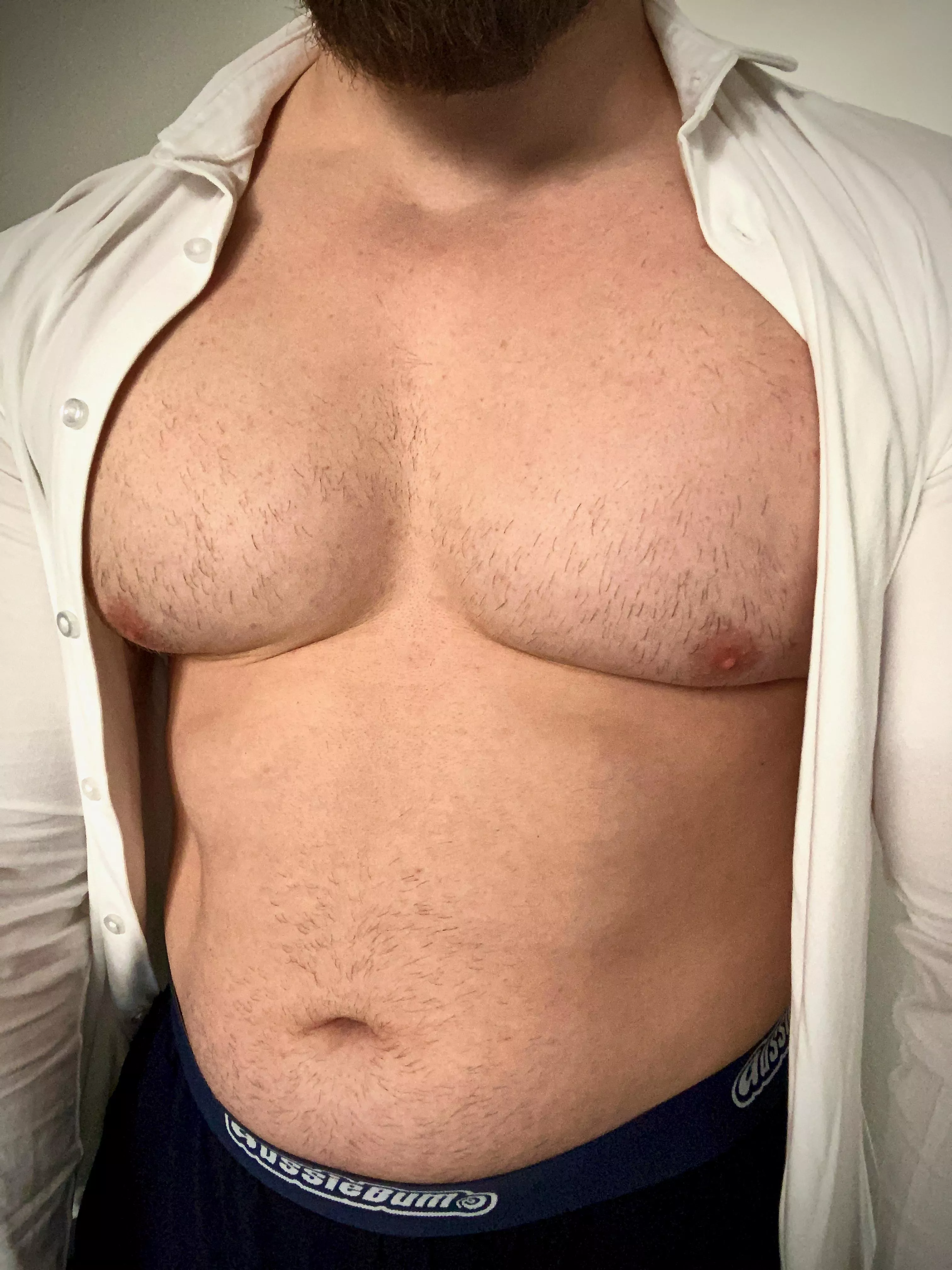 Love taking off my shirt after a long day at work [30]