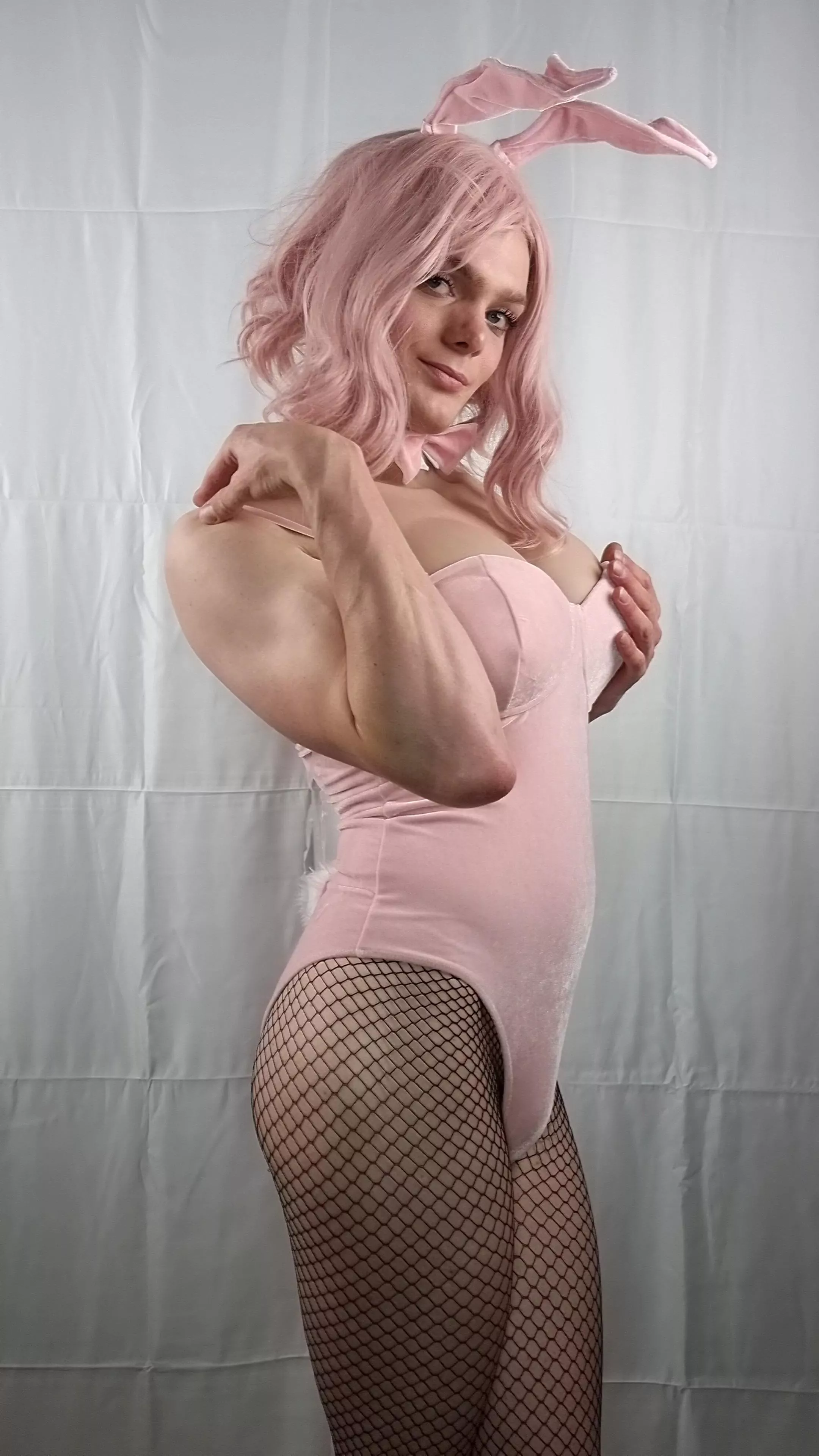 S,s,s,s,s,spooky pink rabbit! watch yourself out there. it's the scary season 👻