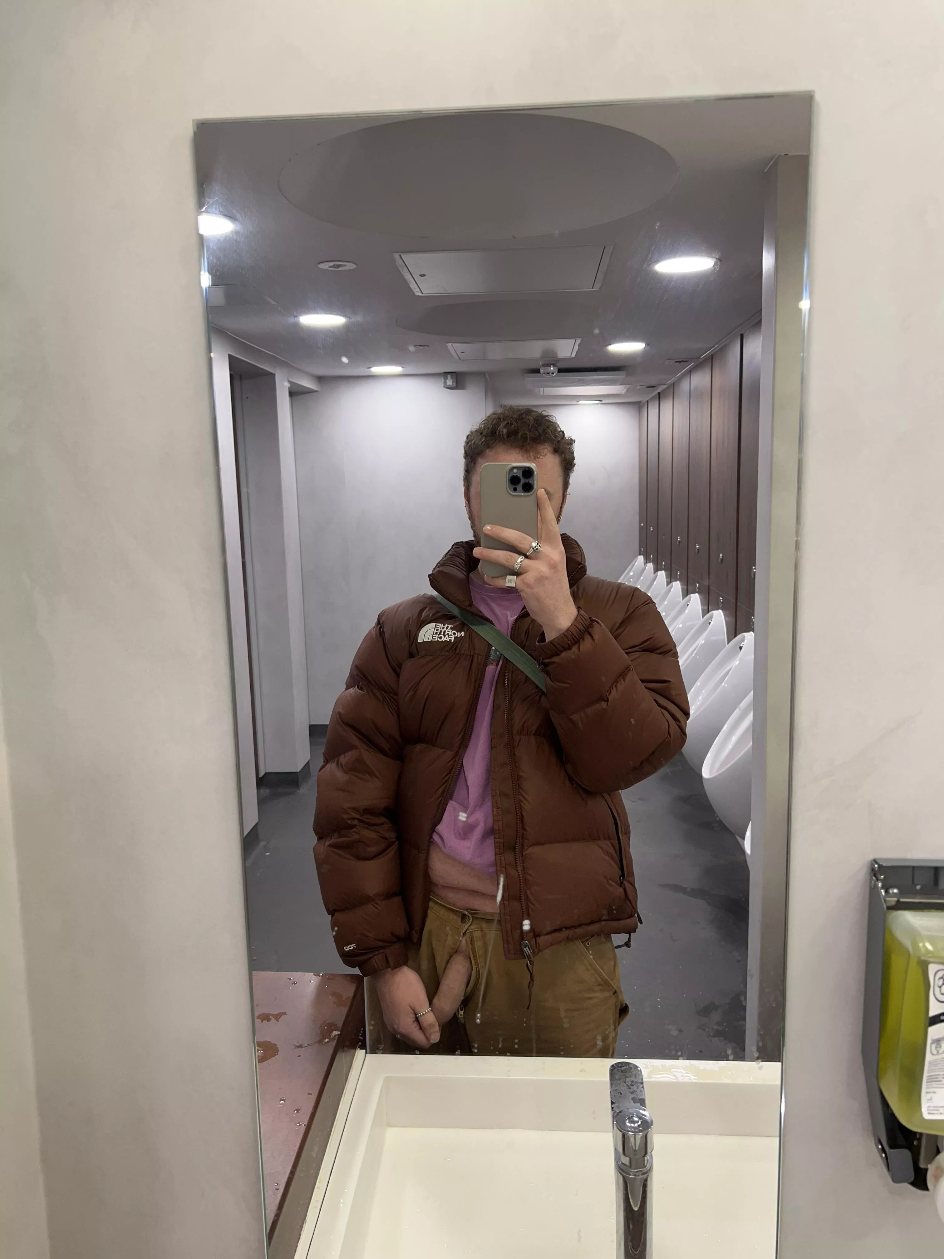 stopped by the train station toilets on my walk home 😈