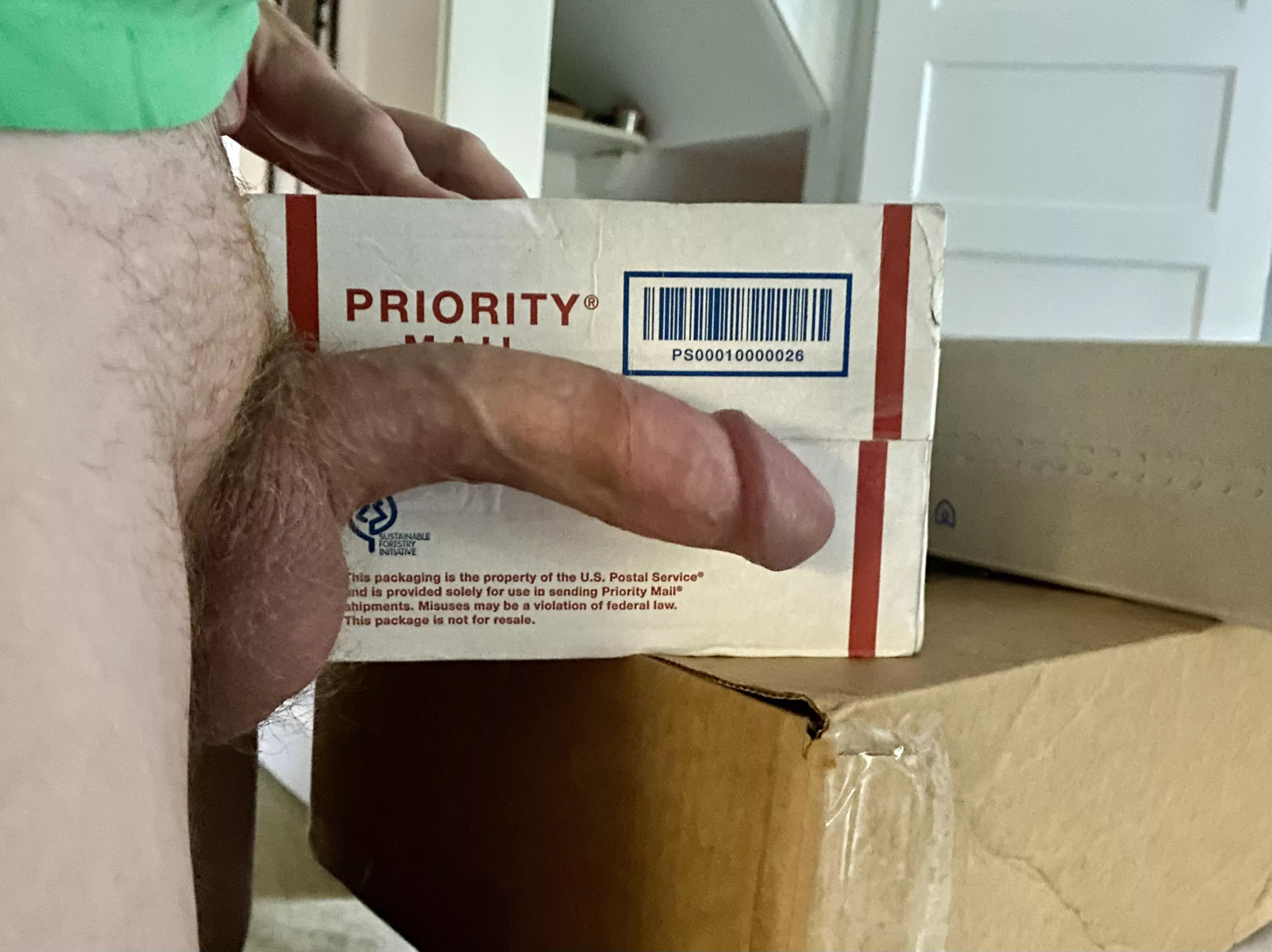 When you’re shipping out a box and measure it as 8” wide and get hard thinking about how big that is 😏