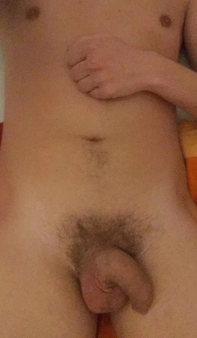 21, laying on the bed letting my softy breathing